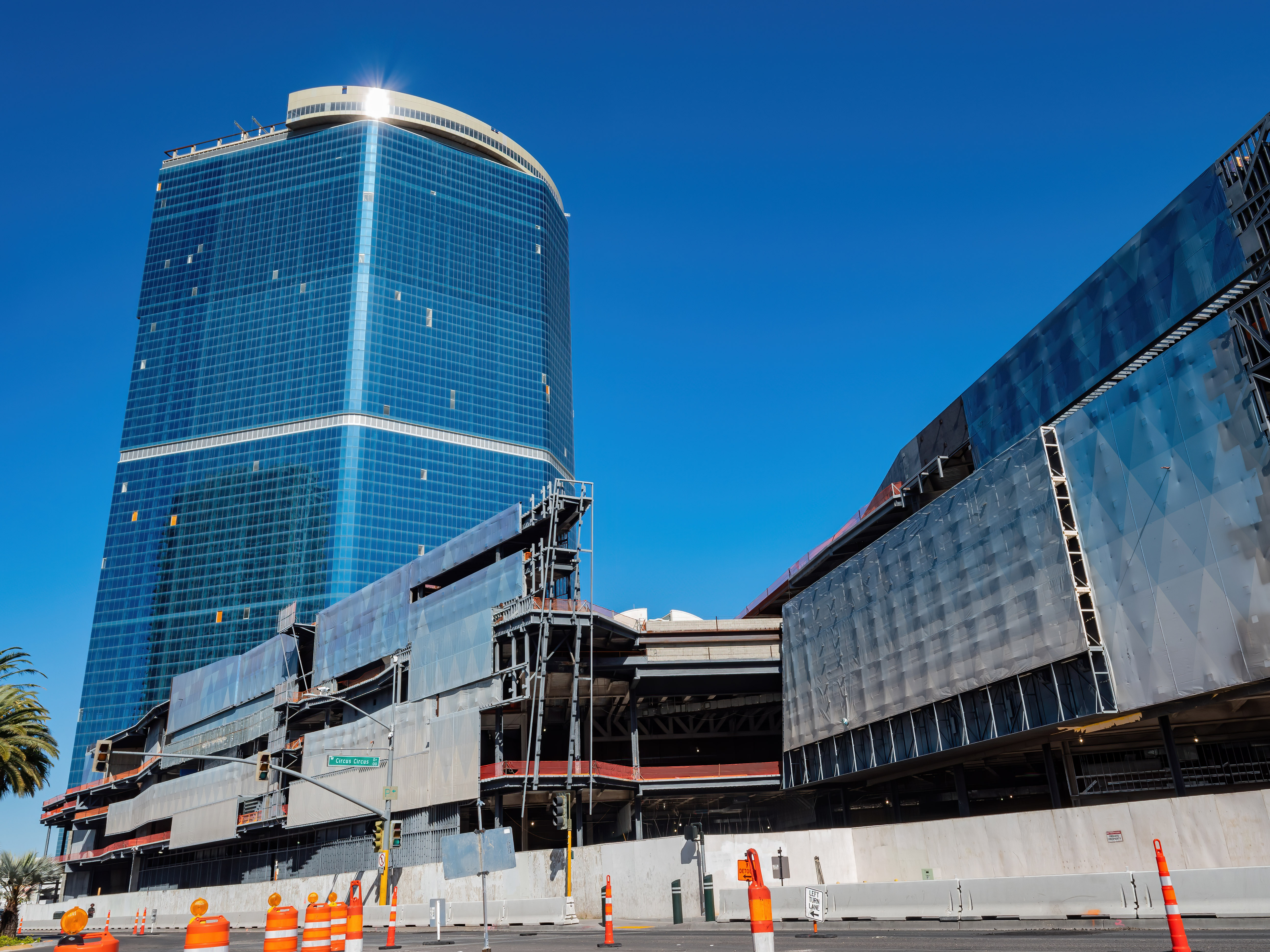 A half-finished casino on the Las Vegas Strip