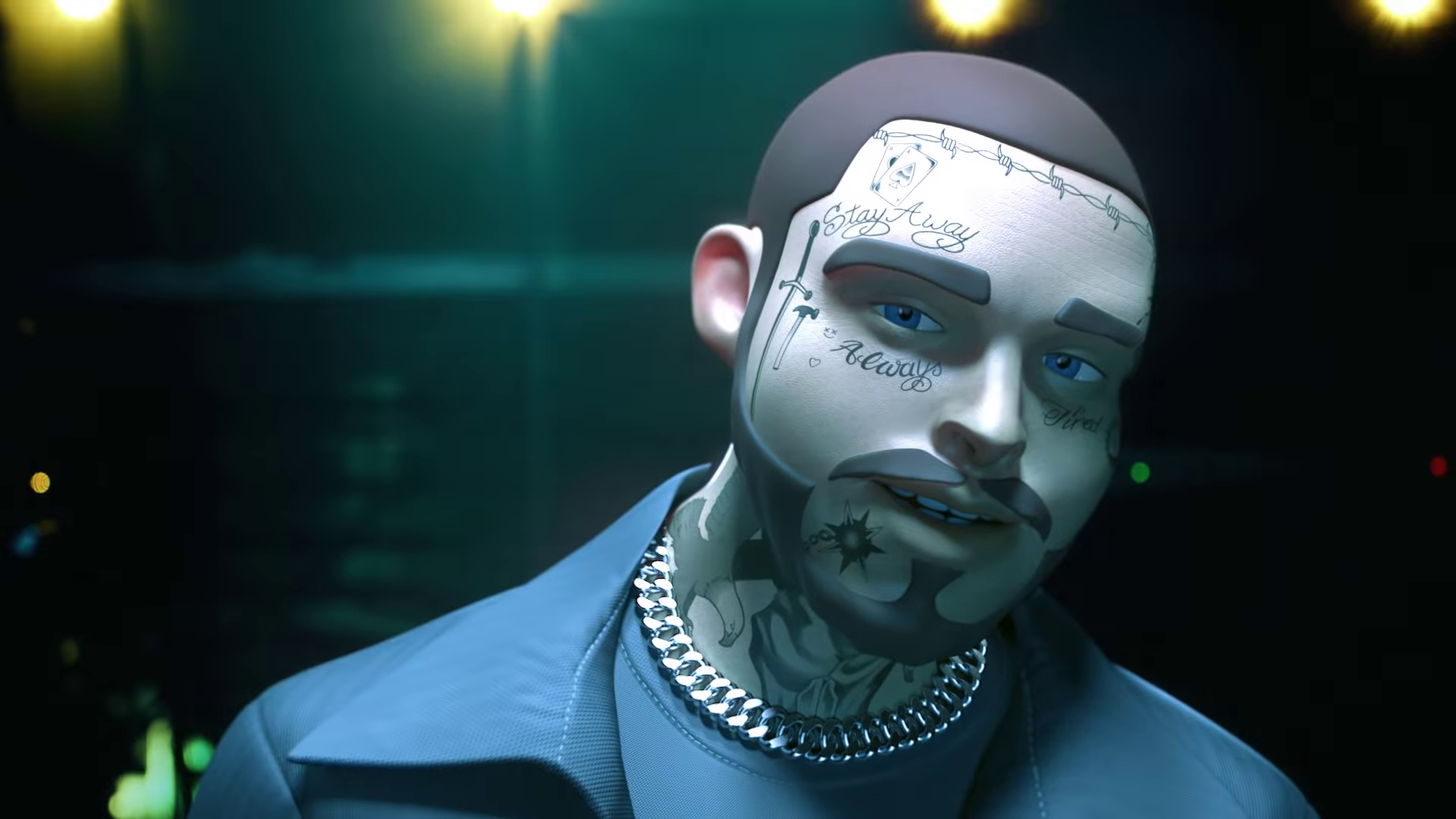 a virtual version of Post Malone for Pokémon Day