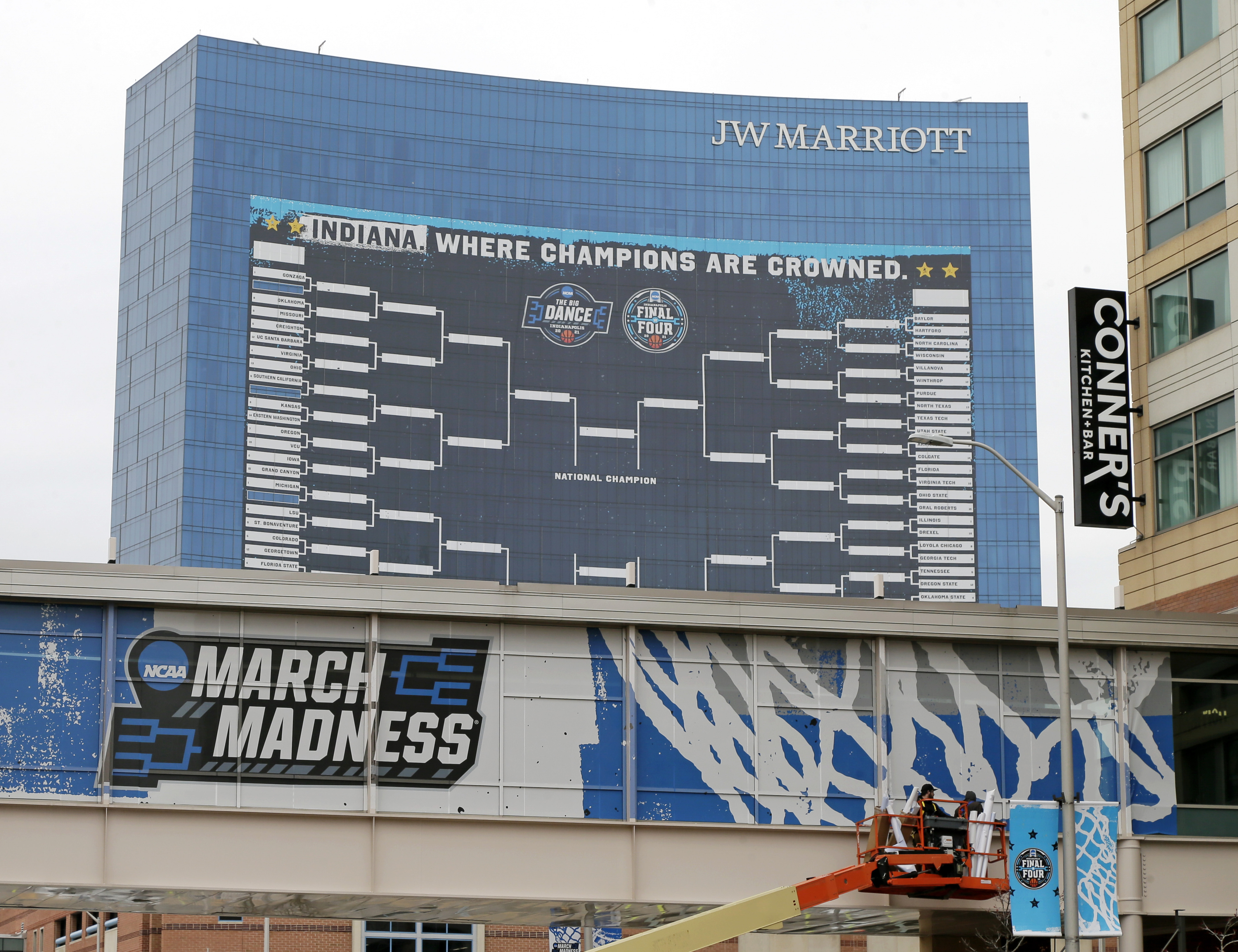 NCAA Basketball: NCAA Tournament-Indianapolis City Scenes
