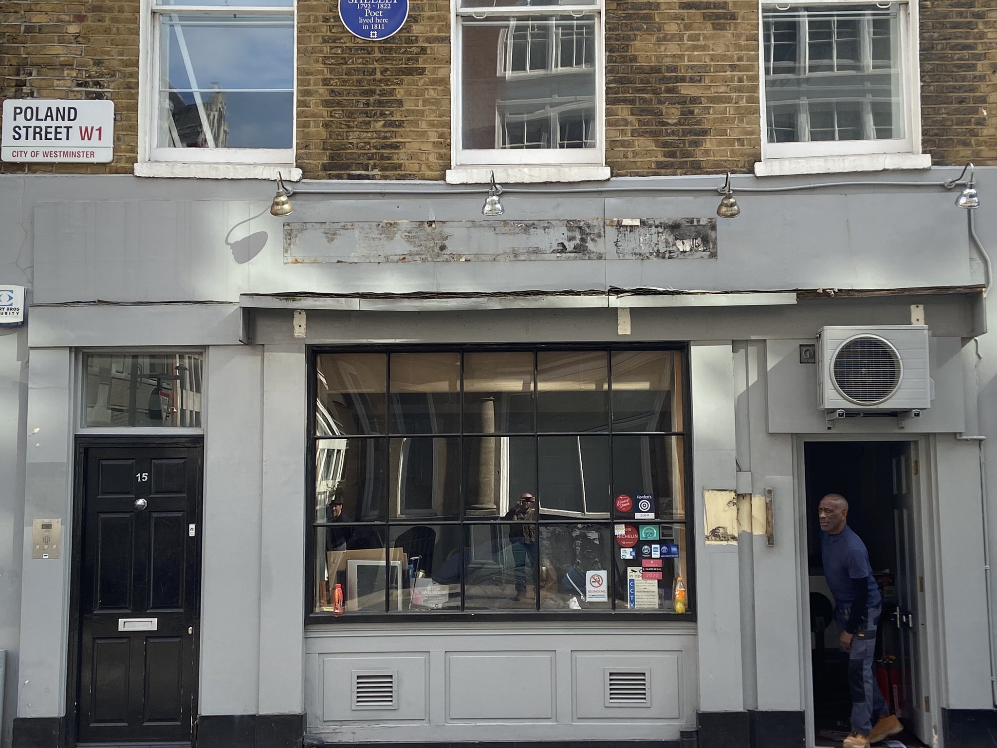 Vasco and Piero’s Pavillion —&nbsp;one of Soho’s best loved restaurants has closed on Poland Street, its sign was removed by builders on 27 April 2021