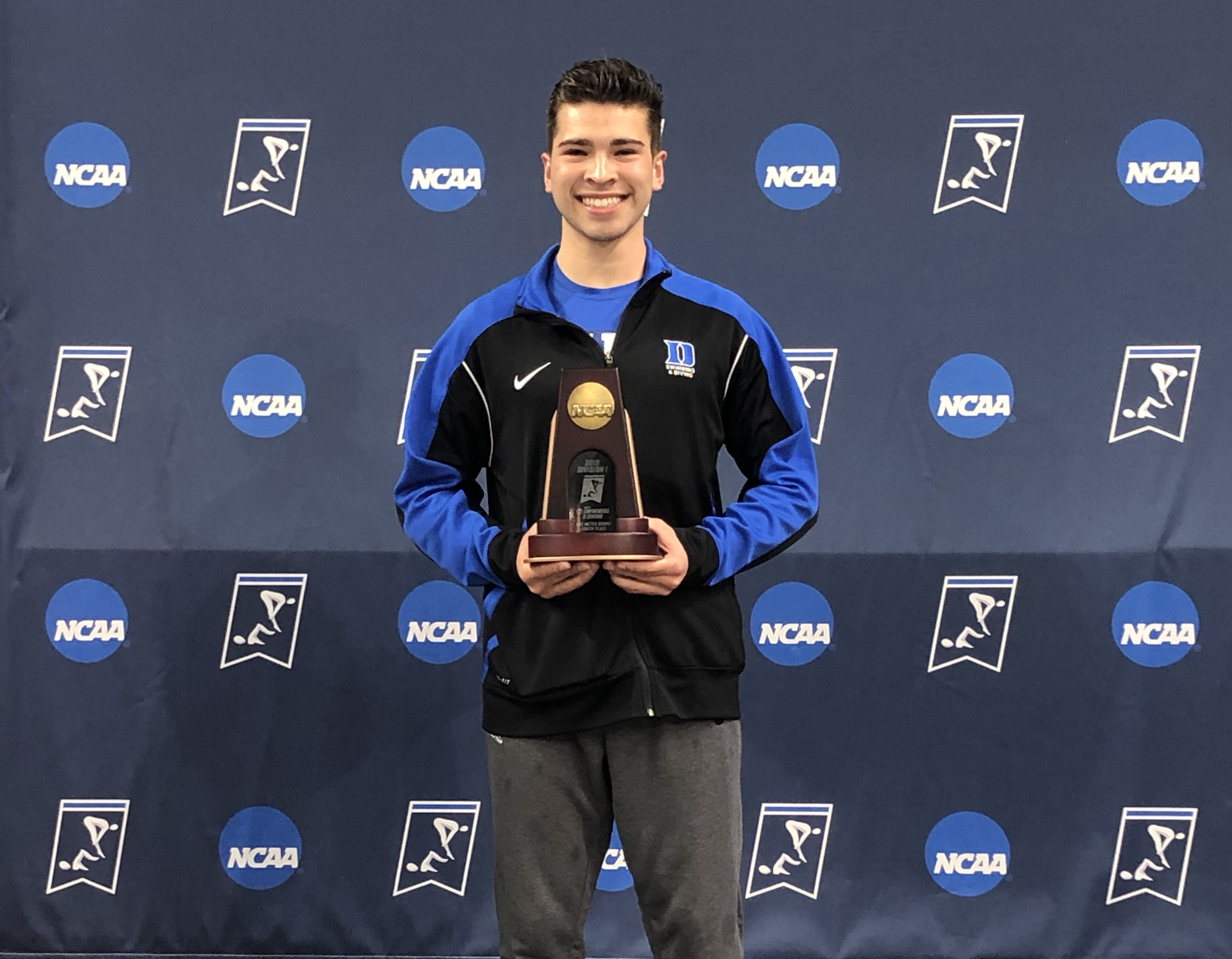 Nathaniel Hernandez at the 2019 NCAA Championships in Austin,&nbsp;Texas.