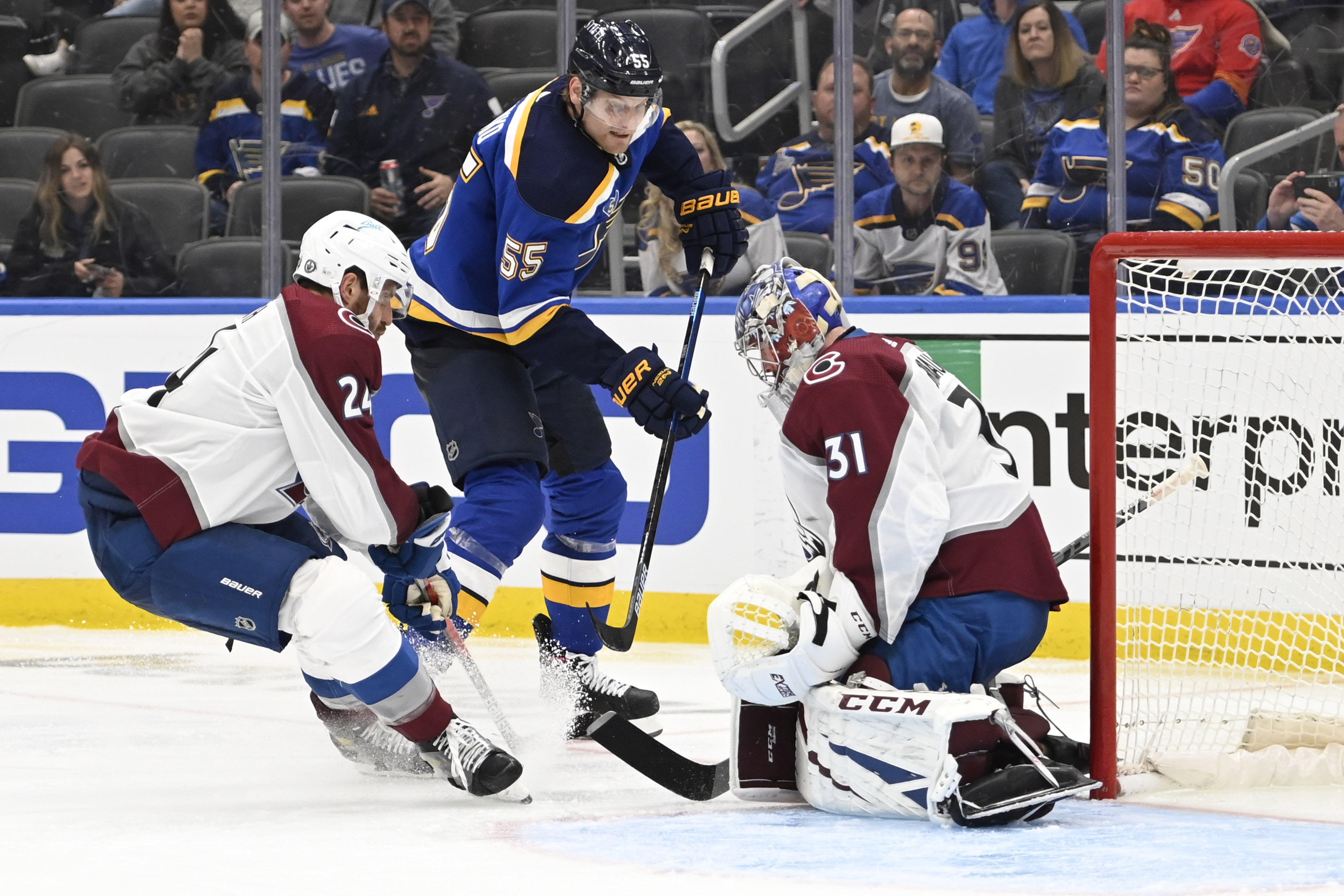 NHL: Stanley Cup Playoffs-Colorado Avalanche at St. Louis Blues