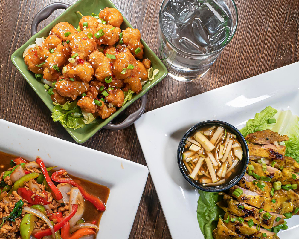 A collection of Thai dishes on the Lemongrass &amp; Lime menu in Centennial and expanding soon to Summerlin.