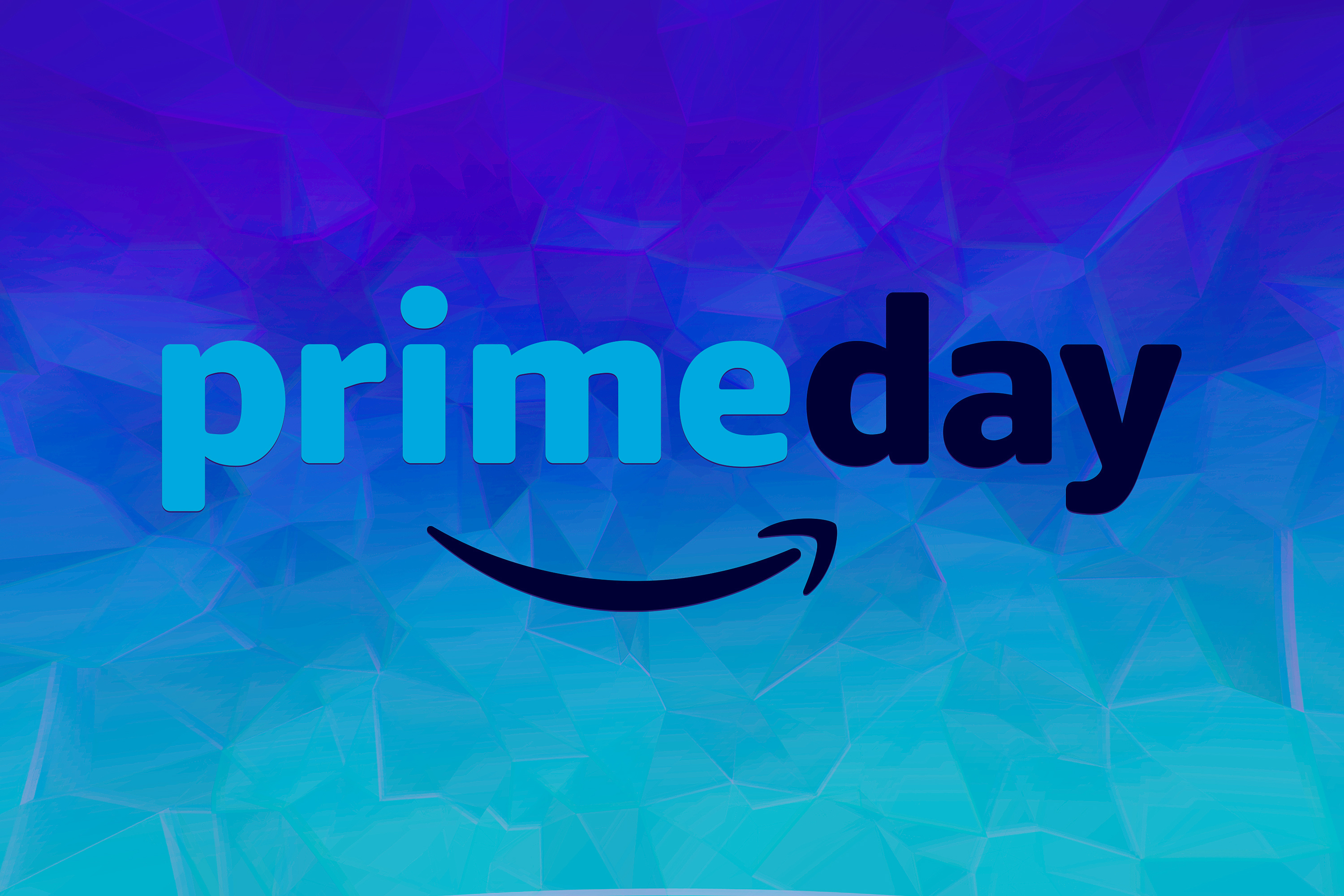 Graphic background with Amazon “prime day” logo