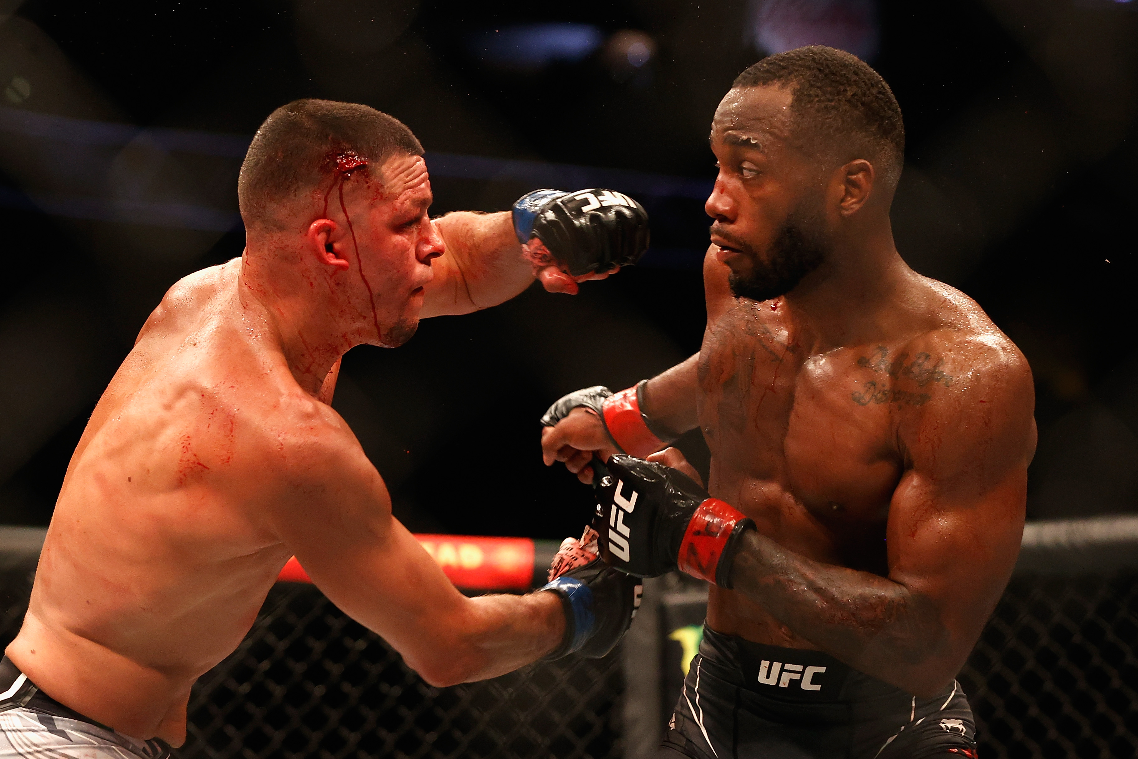 Leon Edwards had to survive a late rally from Nate Diaz&nbsp;to win a decision