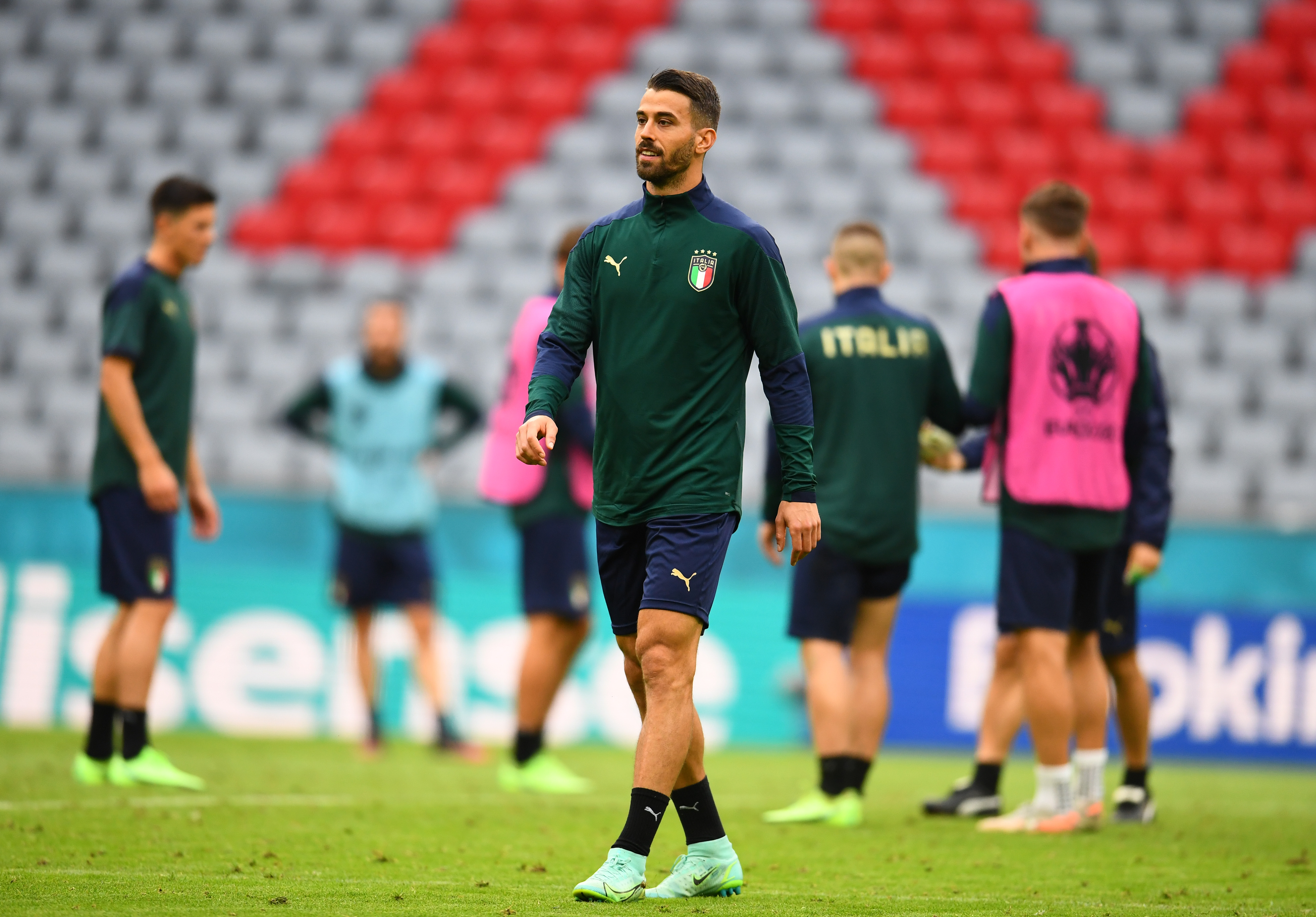 Italy Training Session and Press Conference - UEFA Euro 2020: Quarter-final