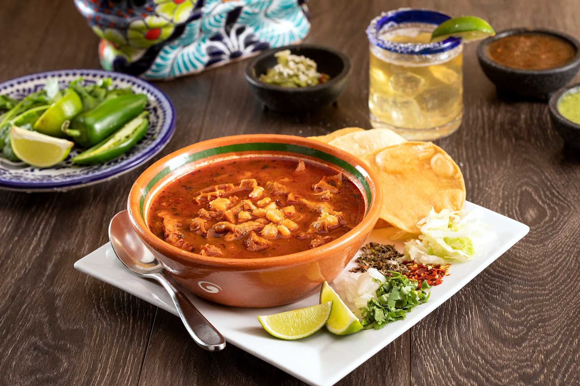 Pozole rojo on the menu at Leticia’s Cocina &amp; Cantina, coming soon to the Sunset Station resort.