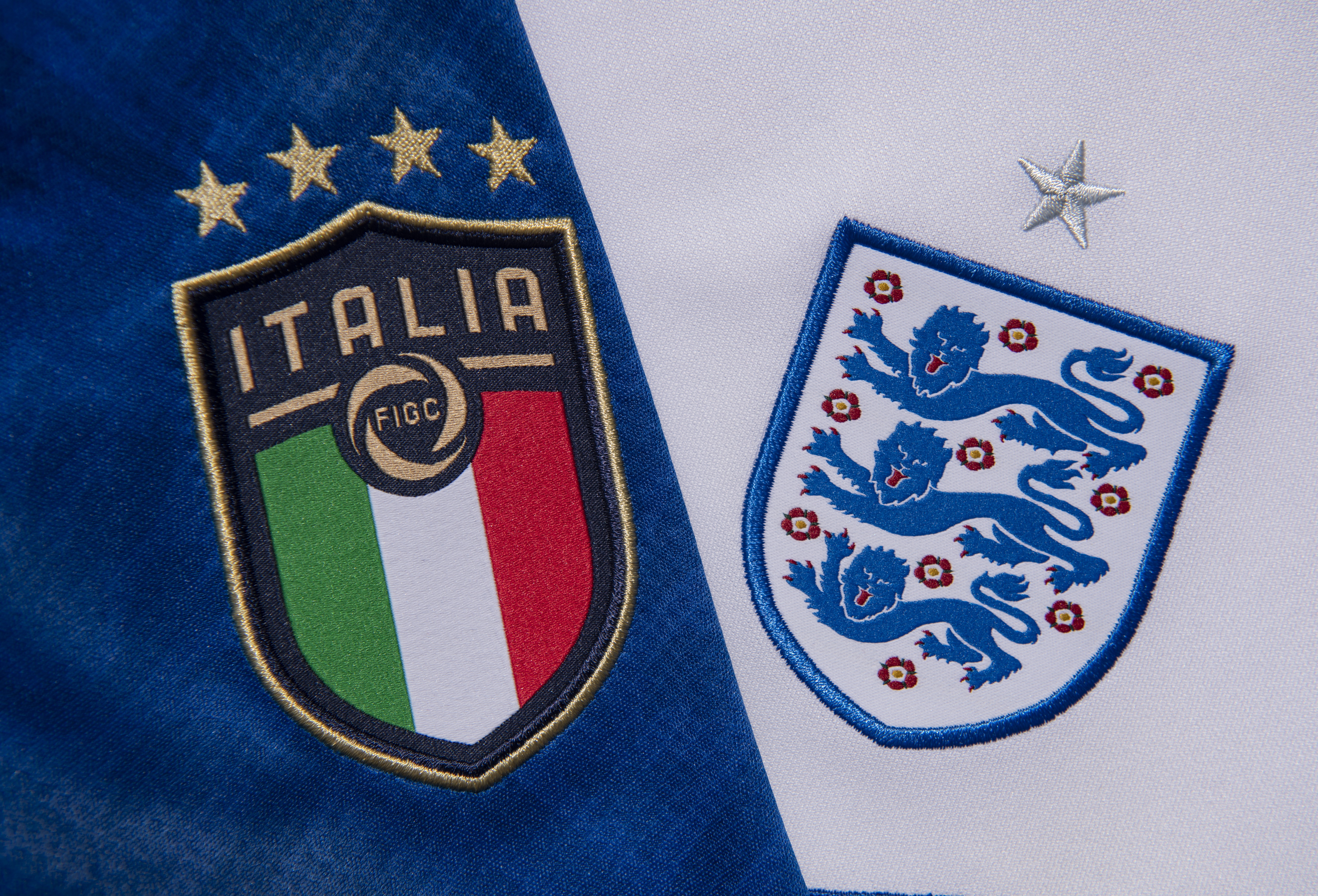 The Italy and England Badges