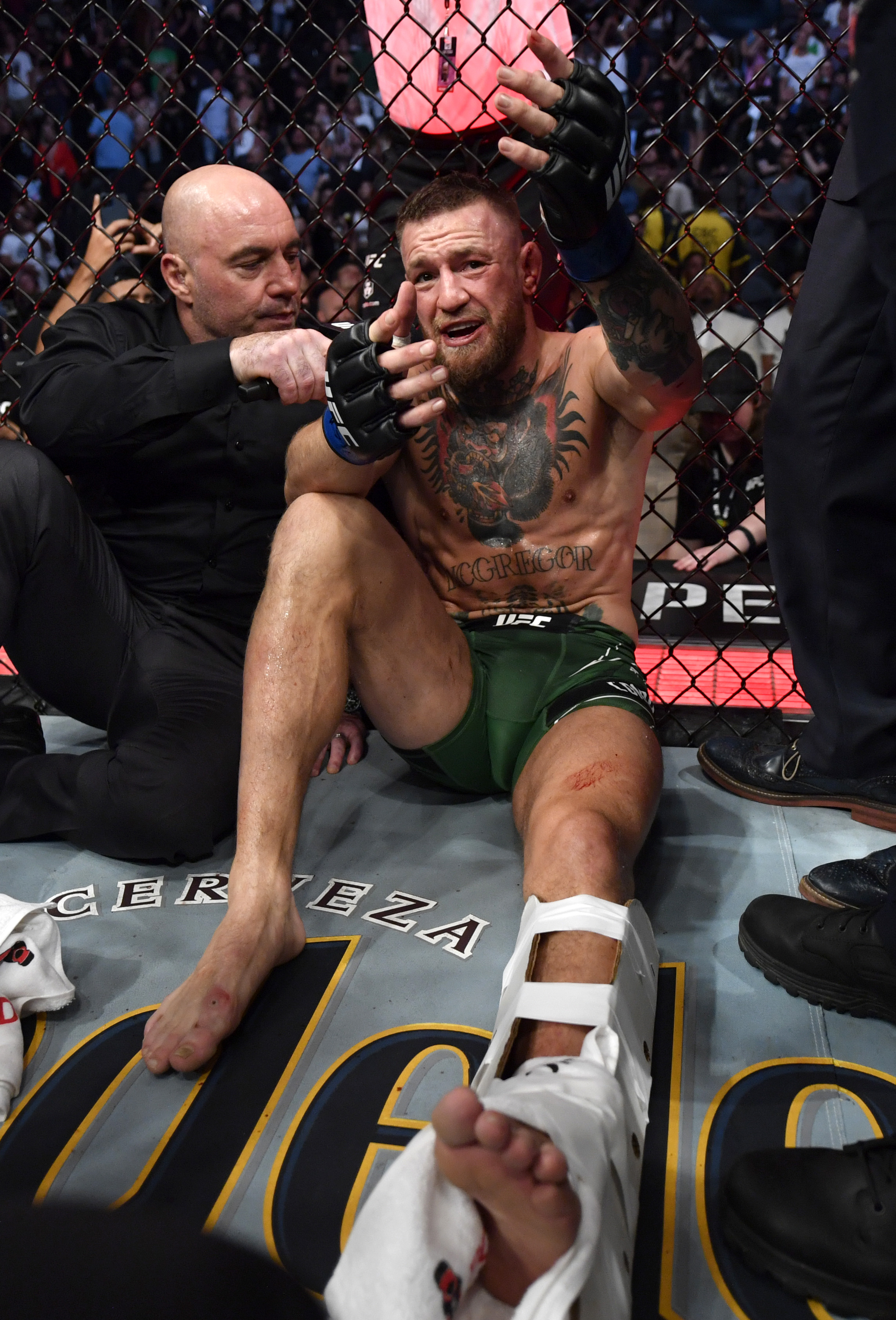 John Kavanagh is ‘pretty miffed’ at the idea of Joe Rogan interviewing Conor McGregor right after his UFC 264 headliner against Dustin Poirier.