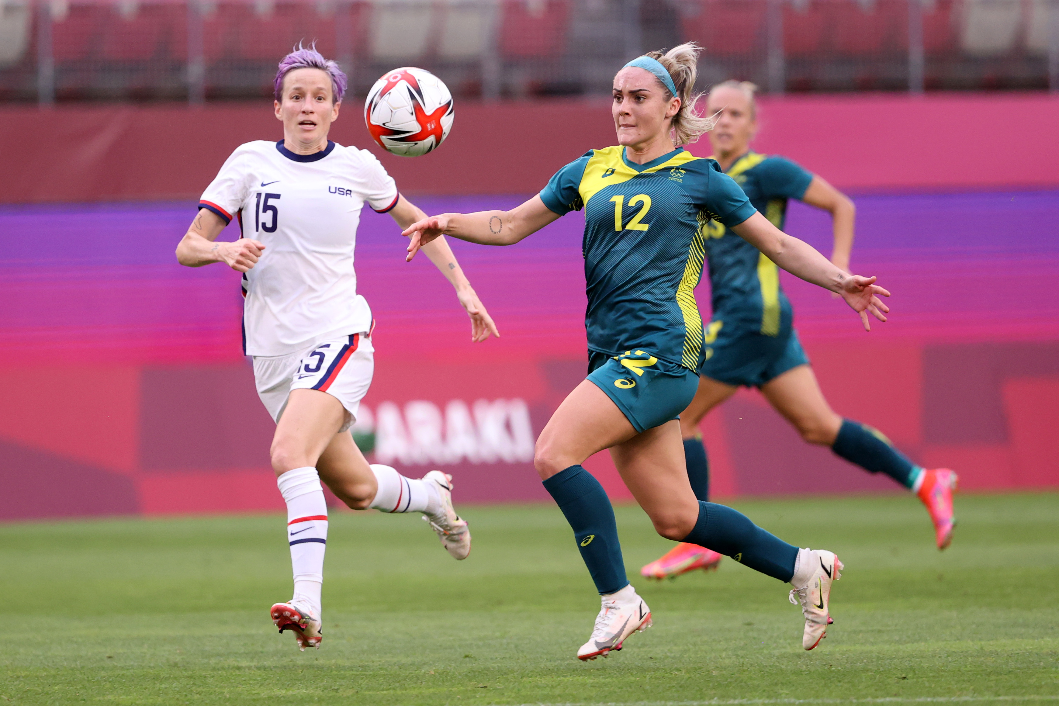 United States v Australia: Women’s Football - Olympics: Day 4