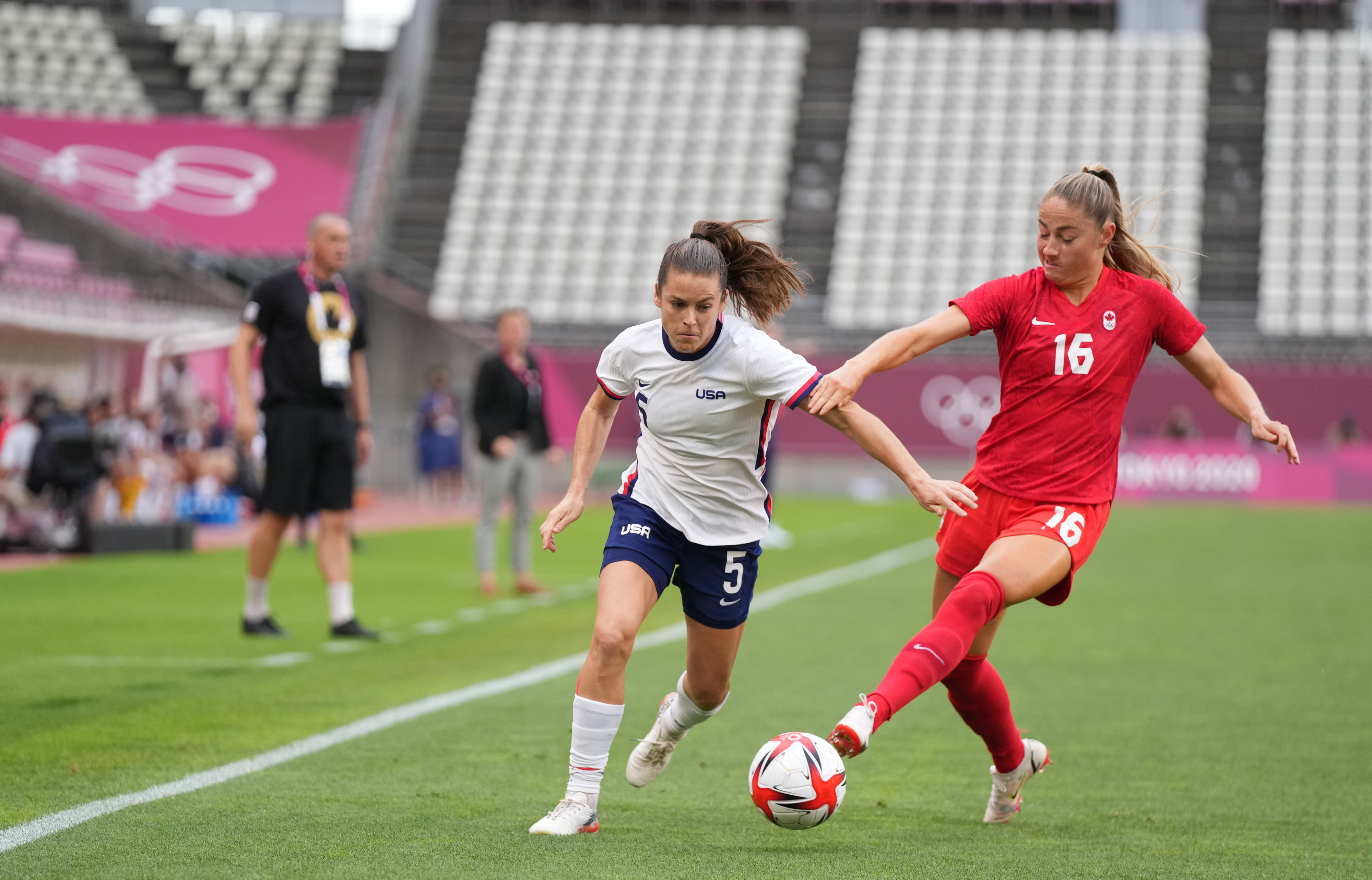 USA v Canada: Women’s Football Semifinal - Olympics: Day 10