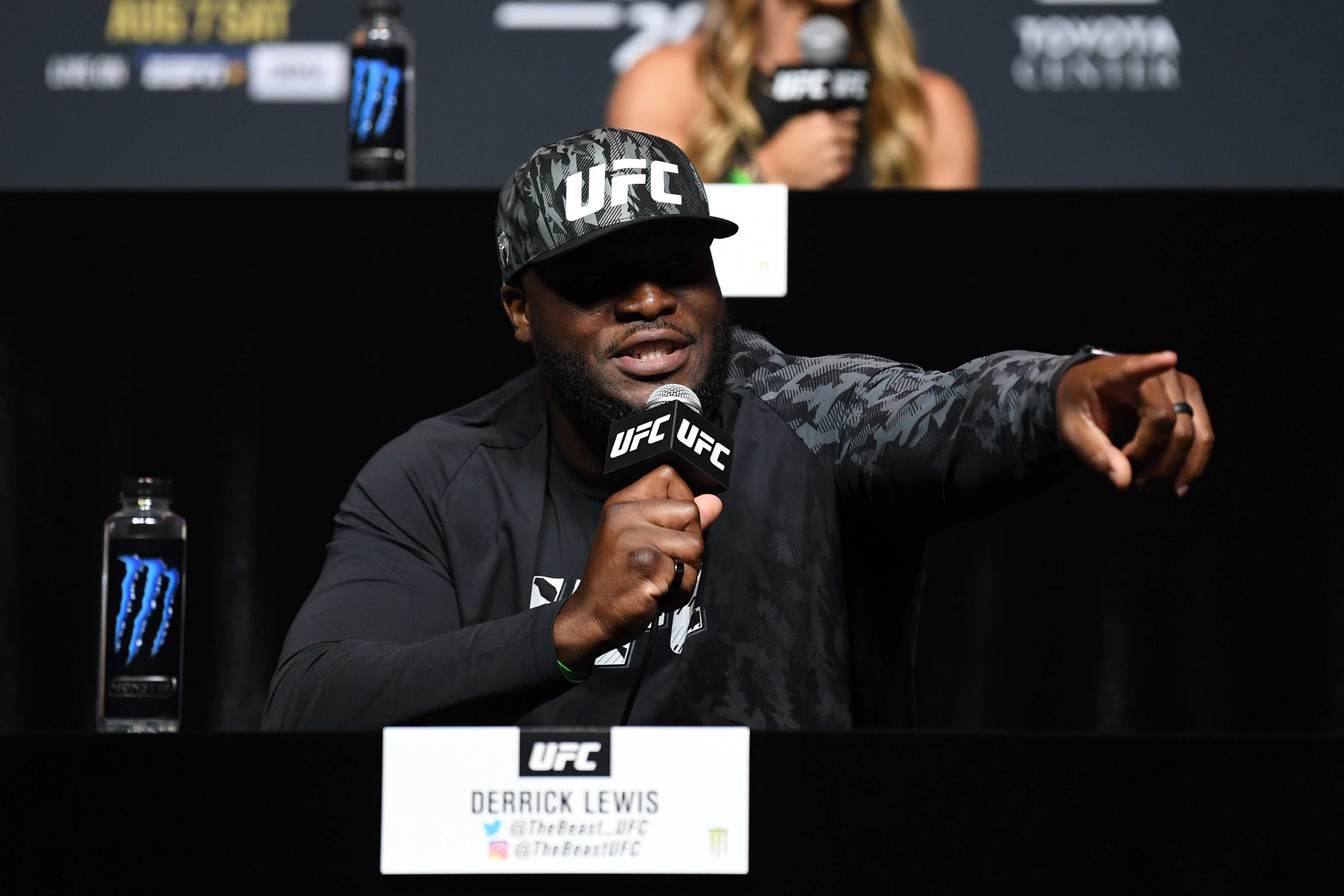 UFC 265: Press Conference Derrick Lewis vs Ciryl Gane