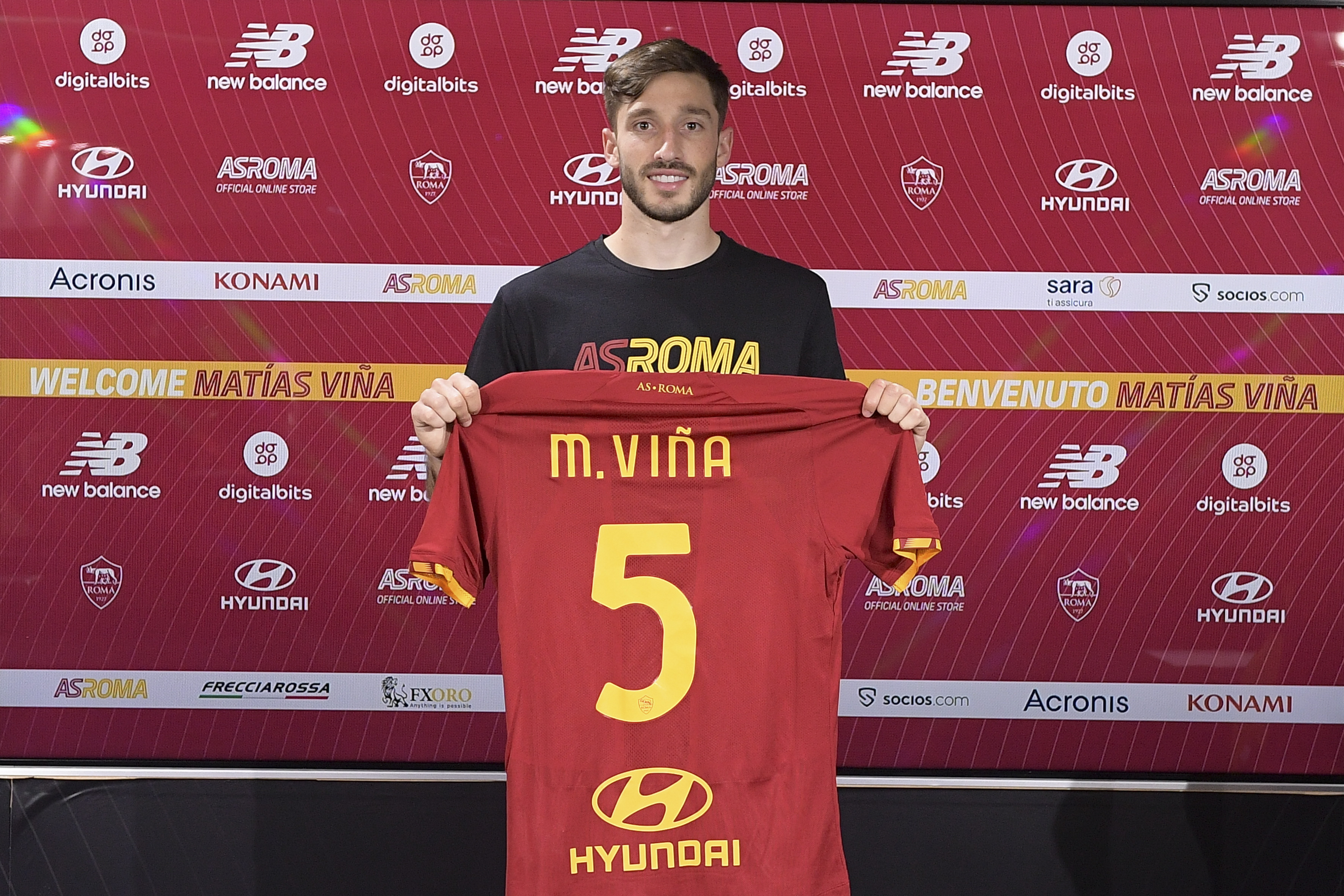 AS Roma Unveils New Signing Matias Vina