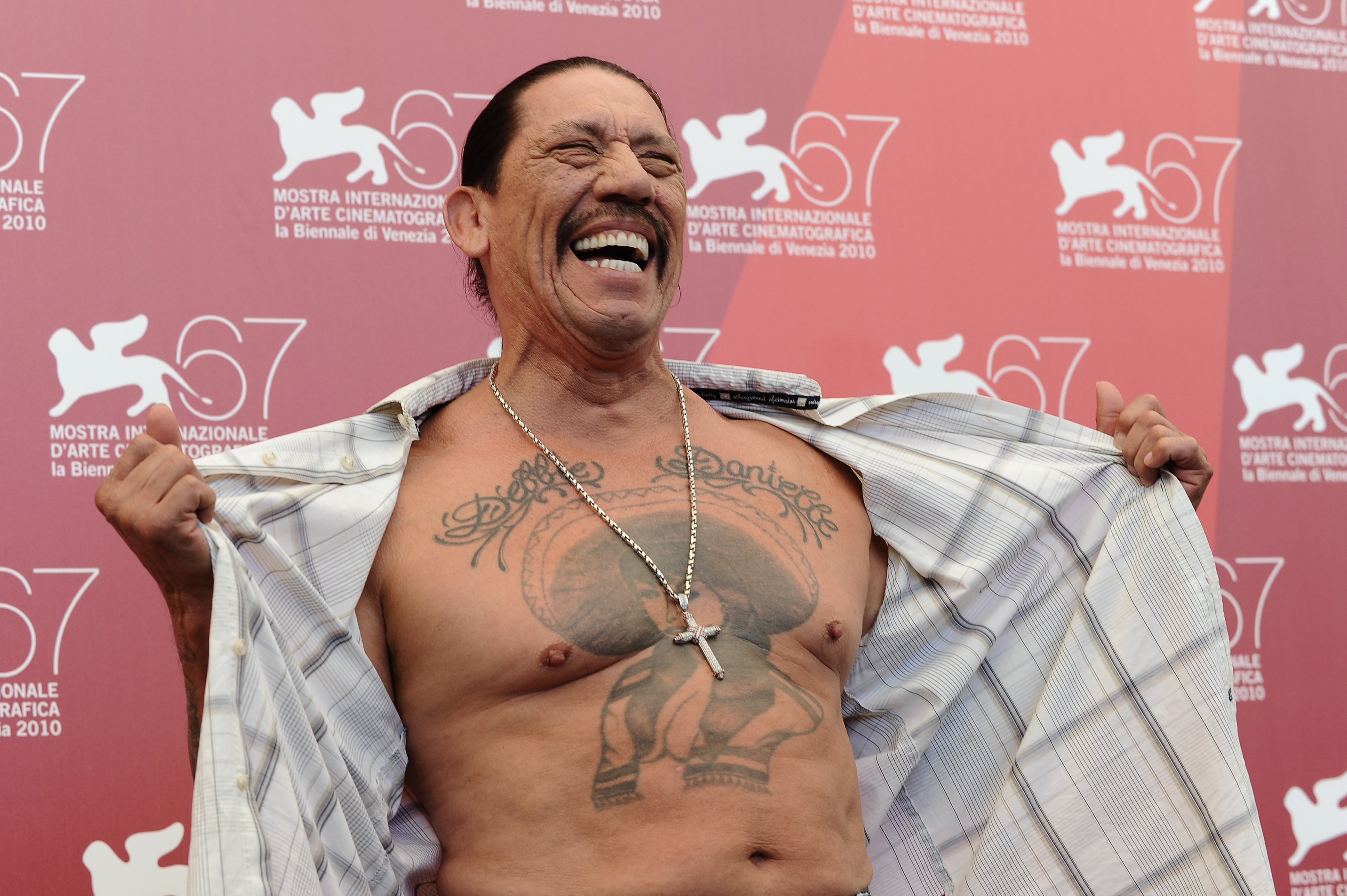 Mexican actor Danny Trejo poses during t