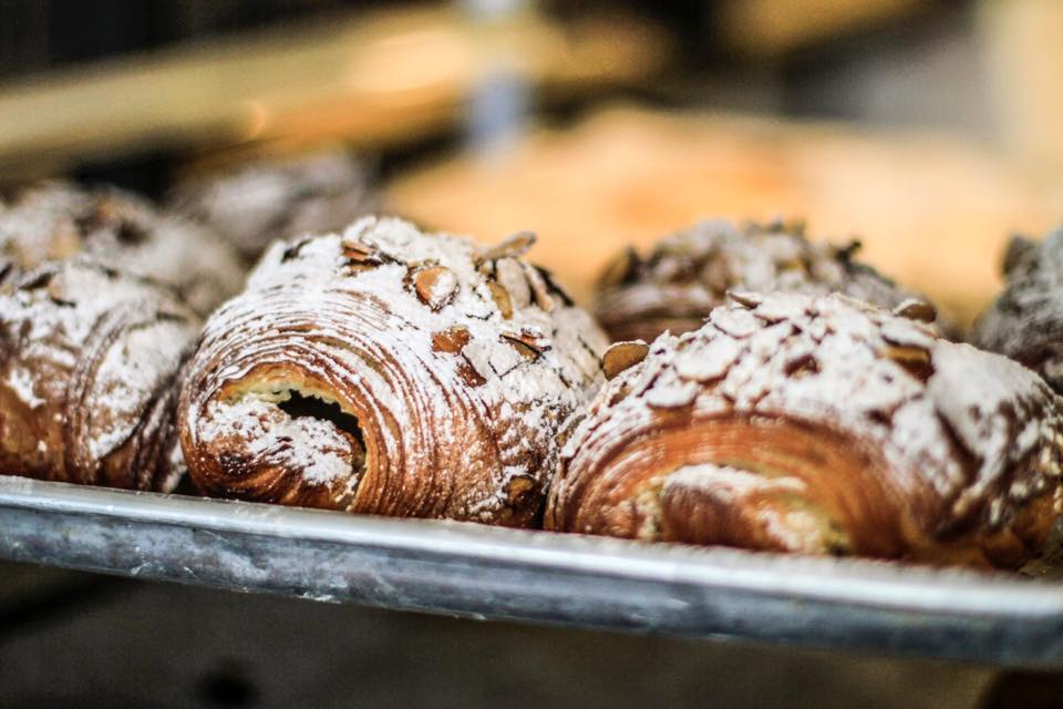 sugar-dusted croissants at Common Bond