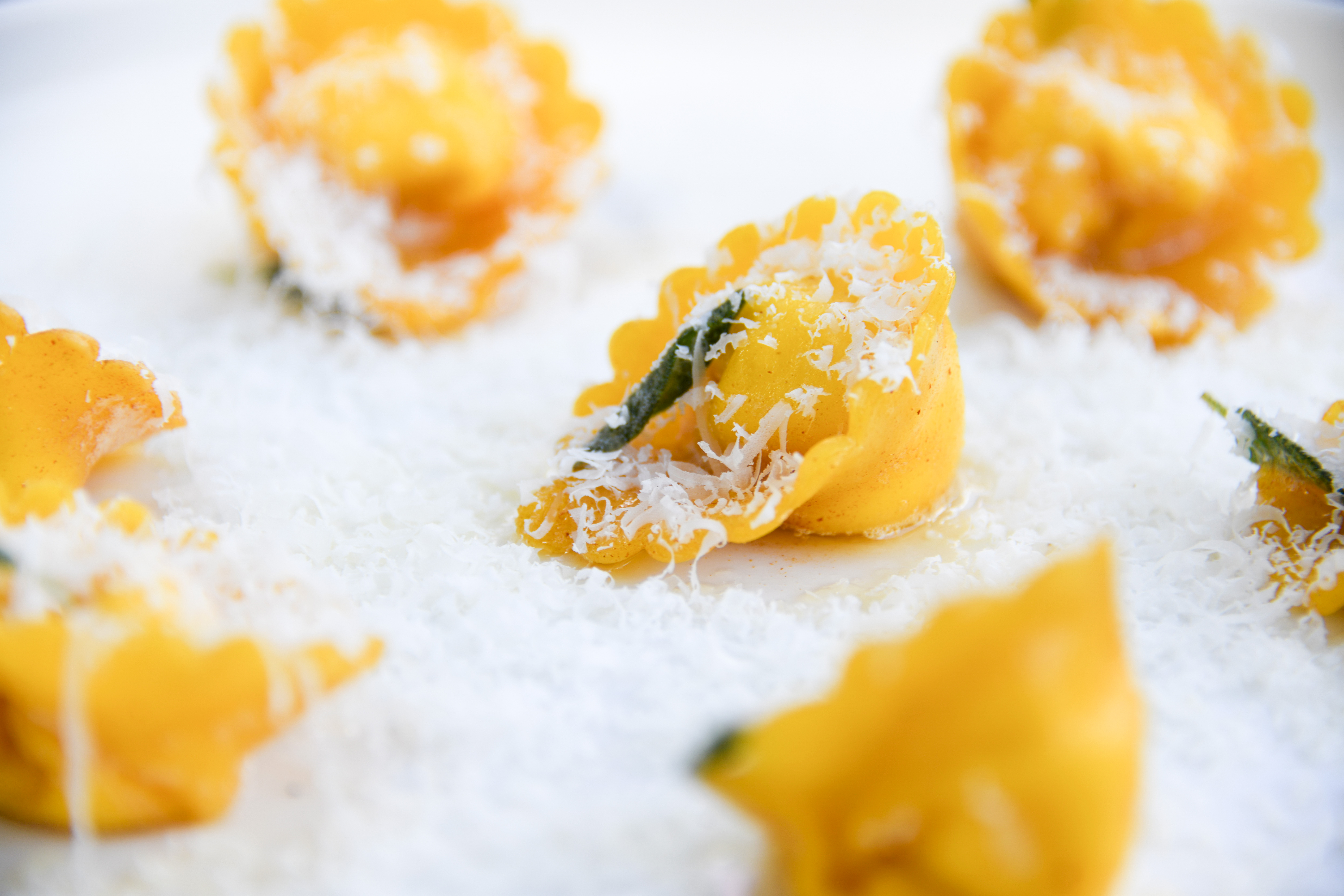 Ricotta and spinach cappalletti with sage brown butter from new Sandy Springs Italian restaurant Tre Vele.