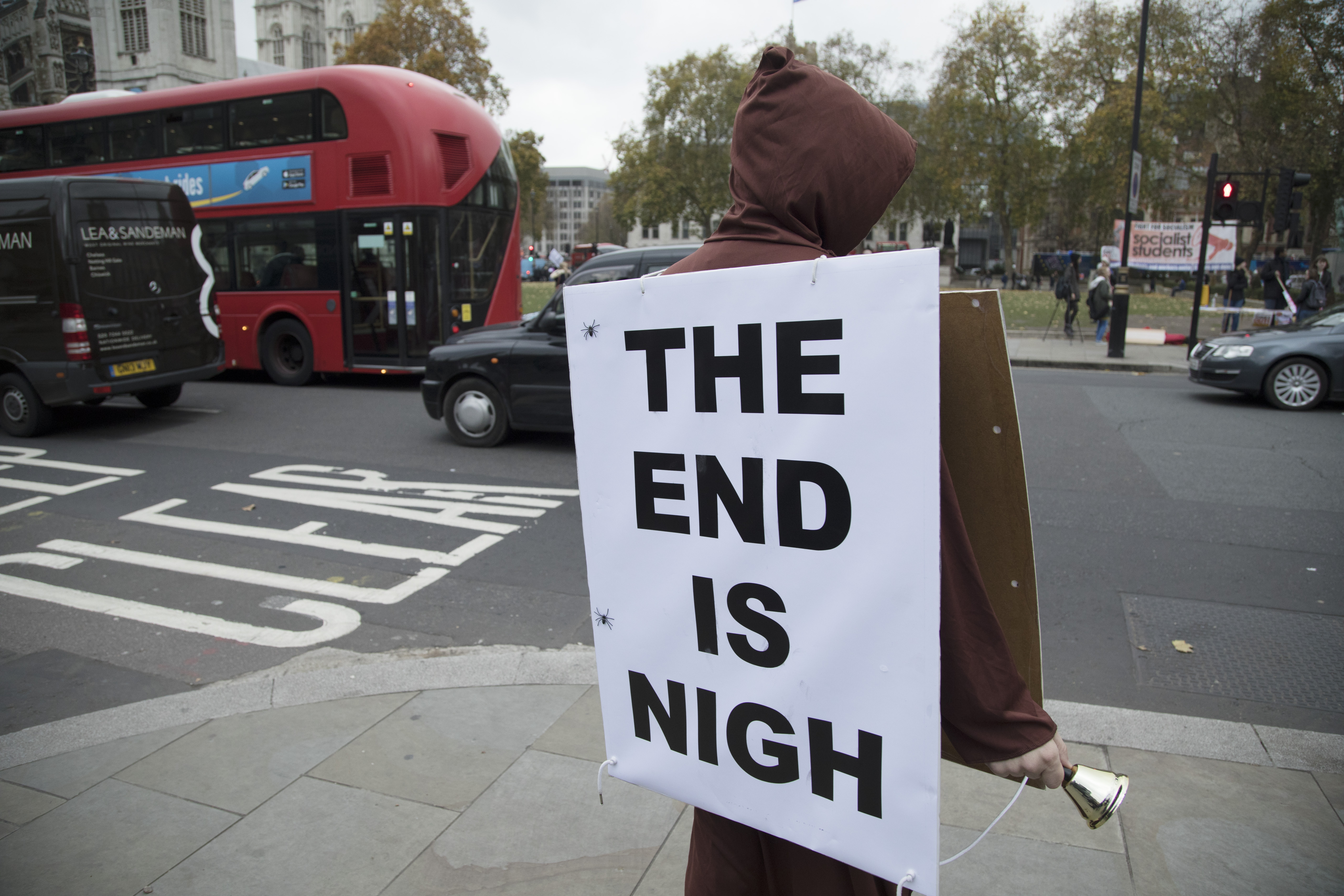 Budget Day Demonstrators In London