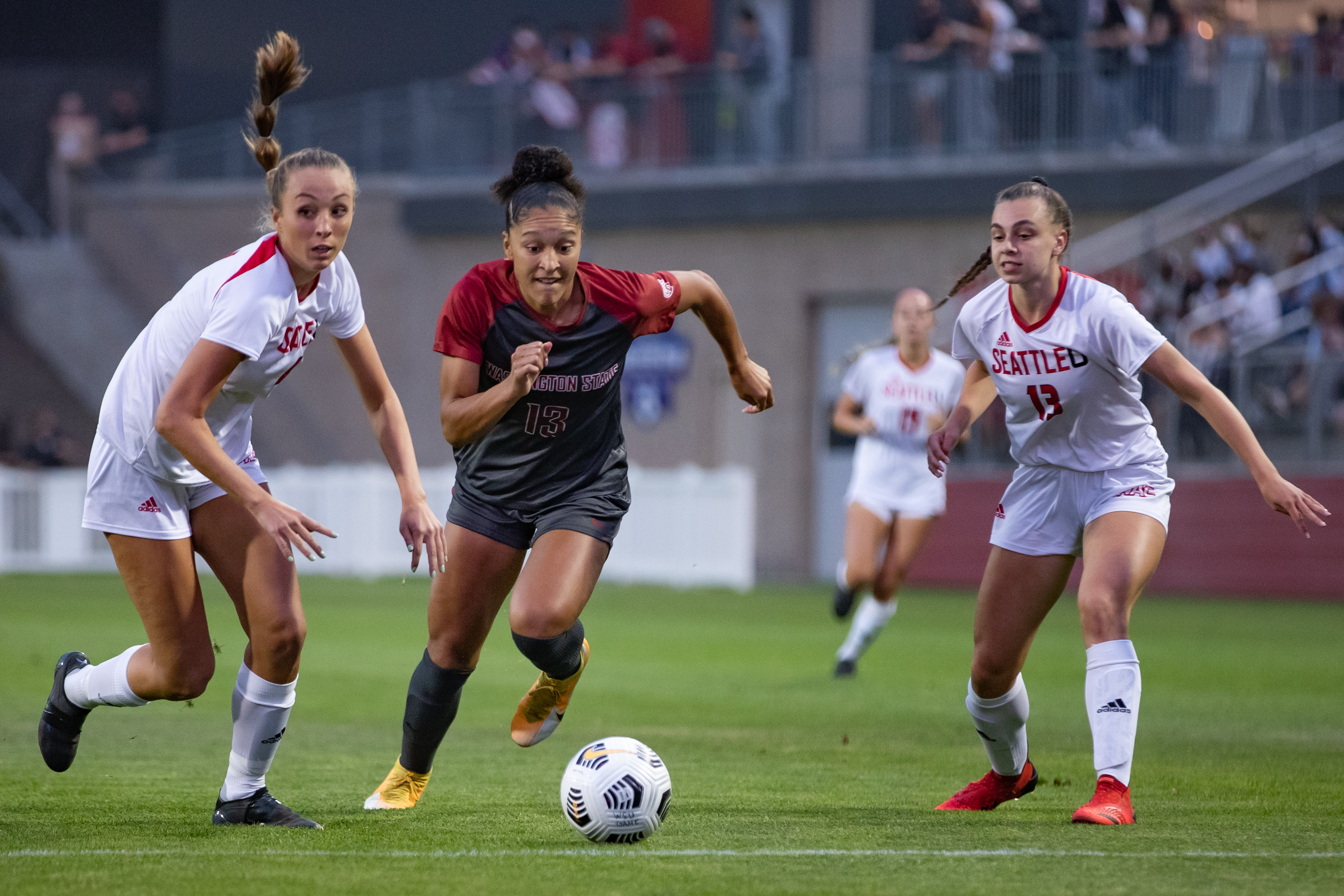 PULLMAN, WA - September 9: Washington State women’s soccer team fall to Seattle 1-2 at Lower Soccer Field