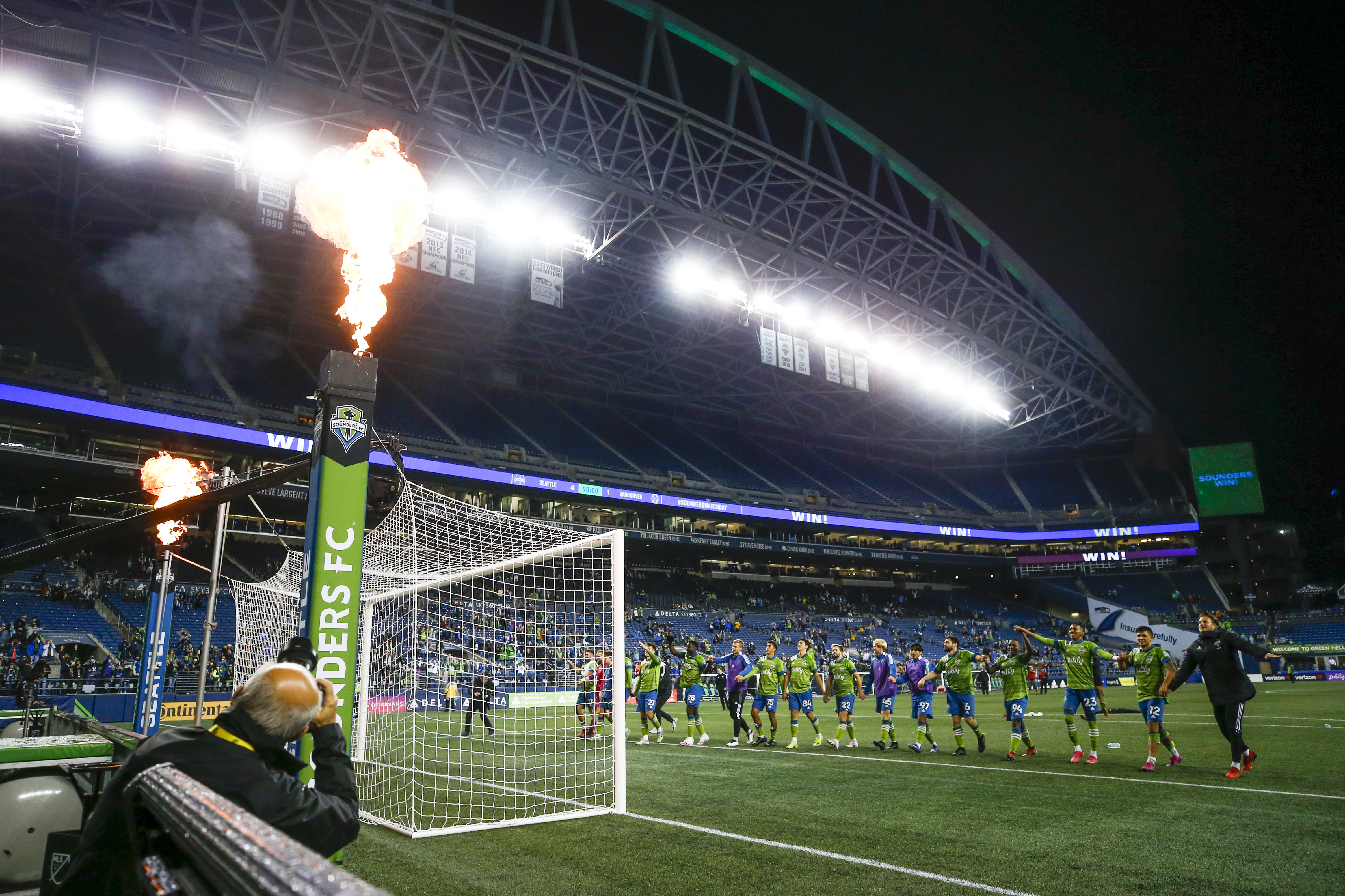 MLS: Vancouver Whitecaps FC at Seattle Sounders FC