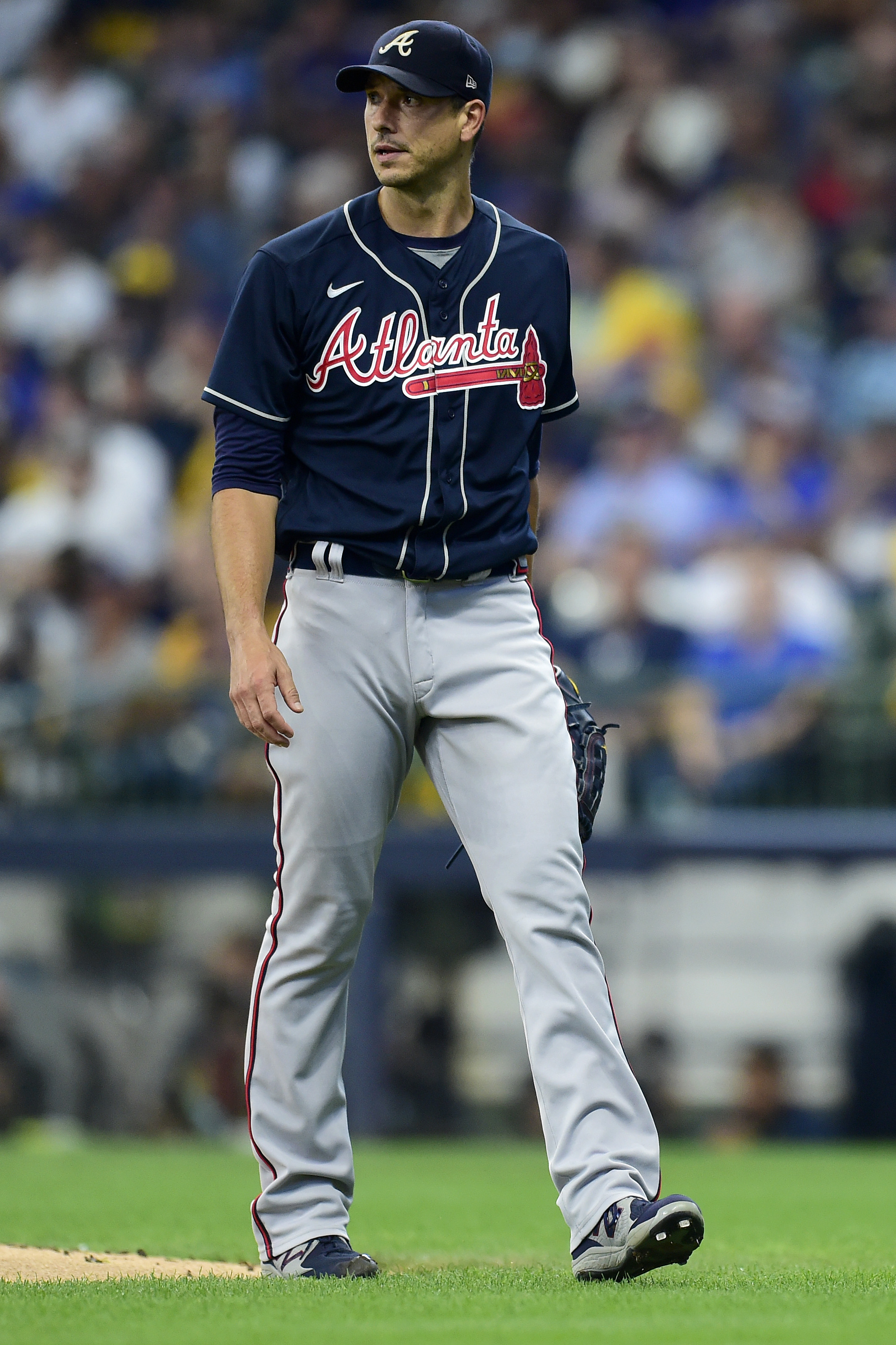 Division Series - Atlanta Braves v Milwaukee Brewers - Game One