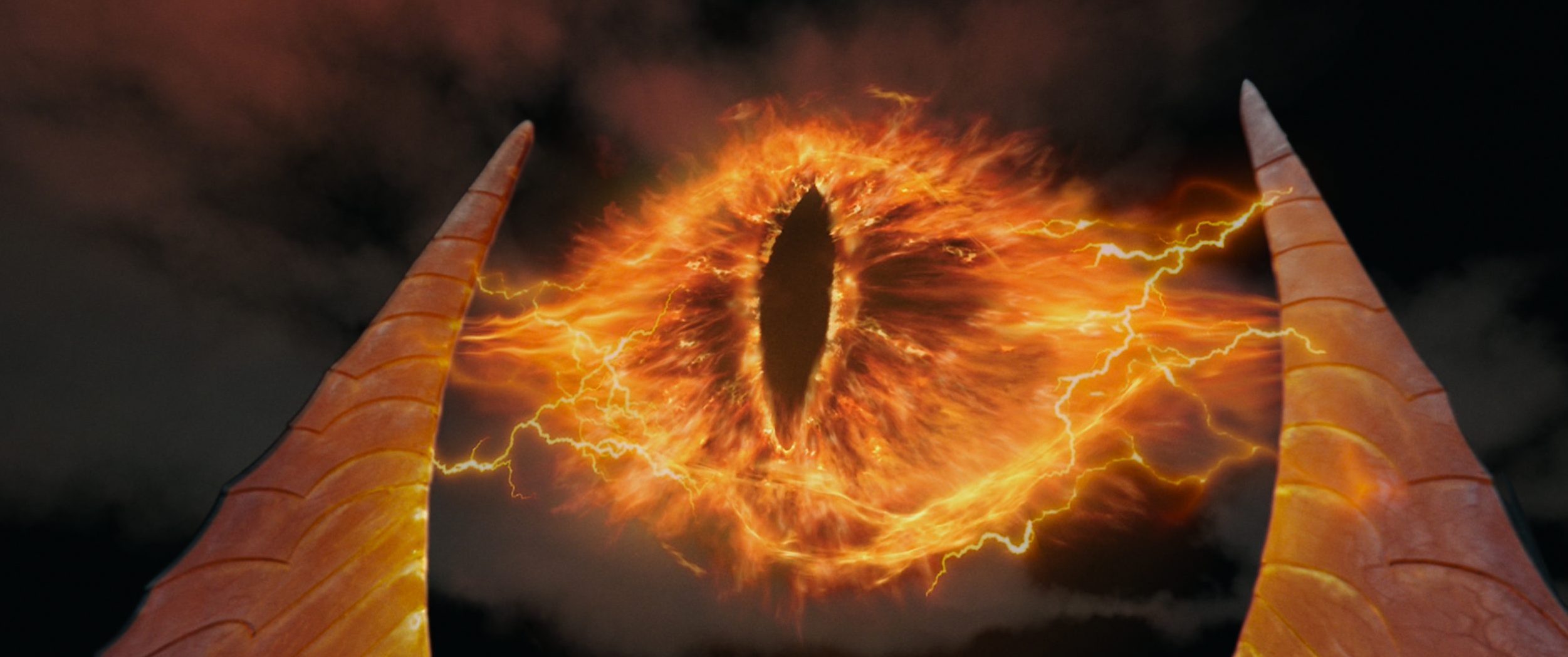 The Eye of Sauron at the tp of Barad-dûr in The Lord of the Rings: The Two Towers.