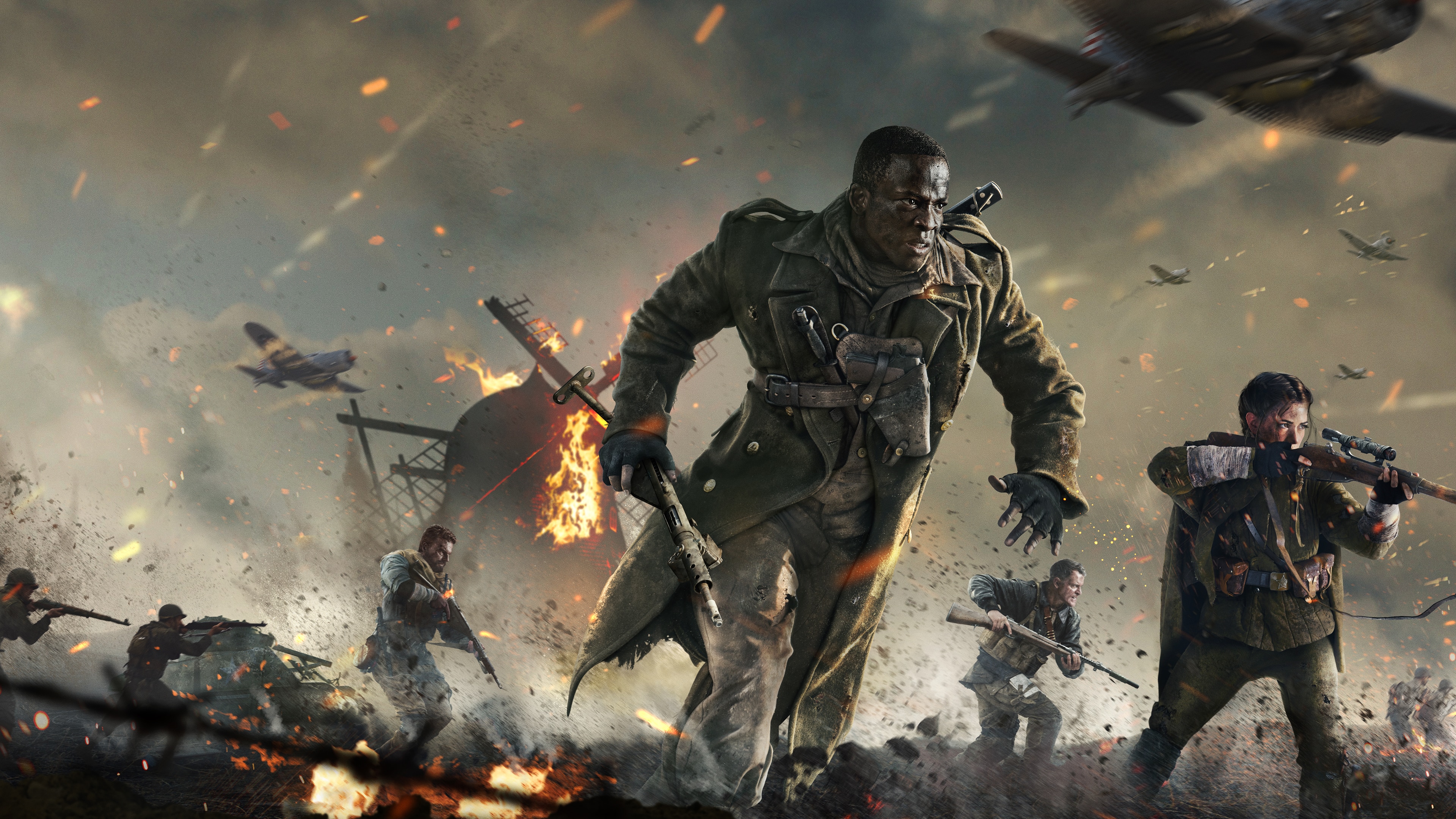 Artwork of the heroes of Call of Duty: Vanguard