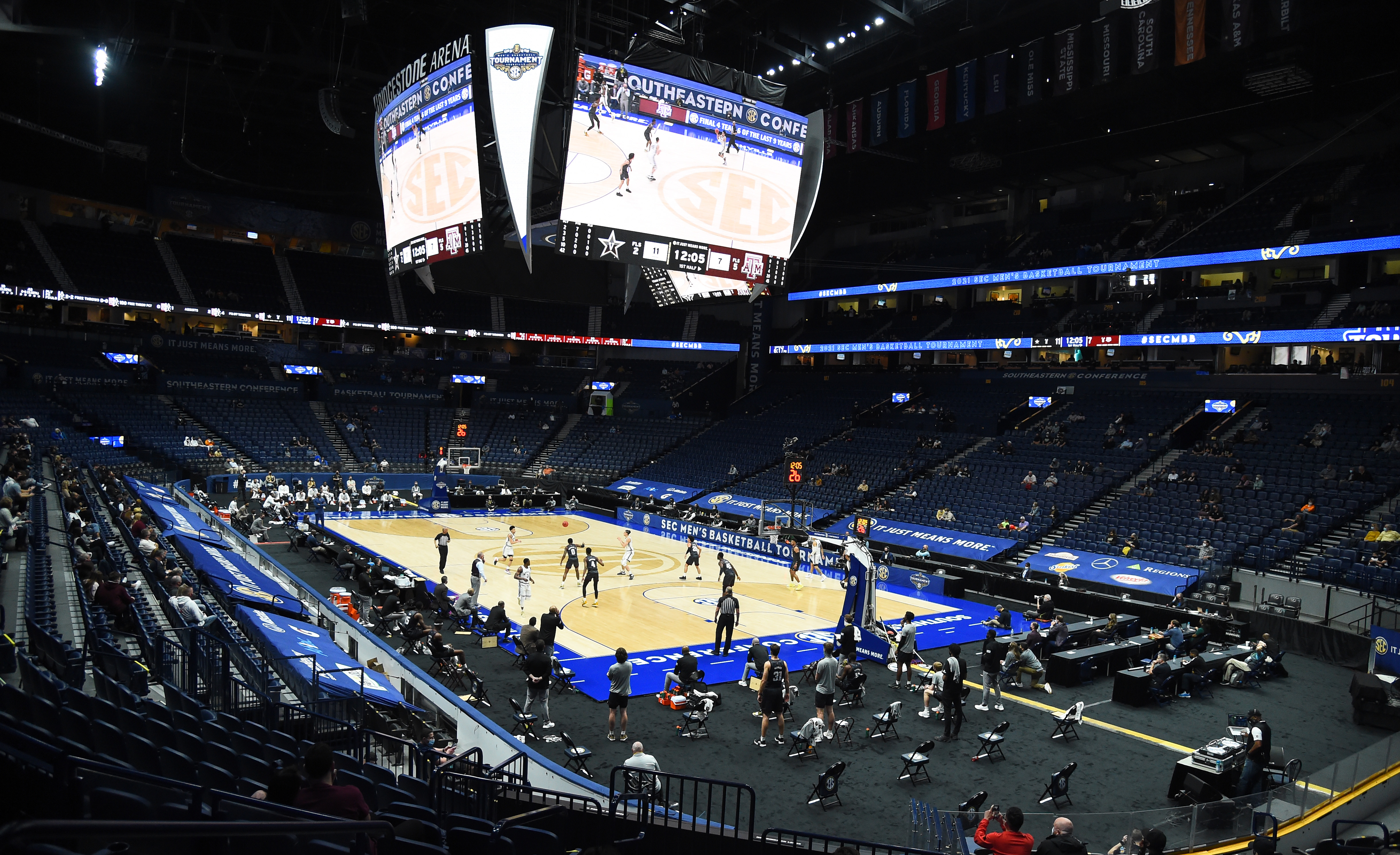 NCAA Basketball: SEC Conference Tournament-Texas A&amp;M vs Vanderbilt
