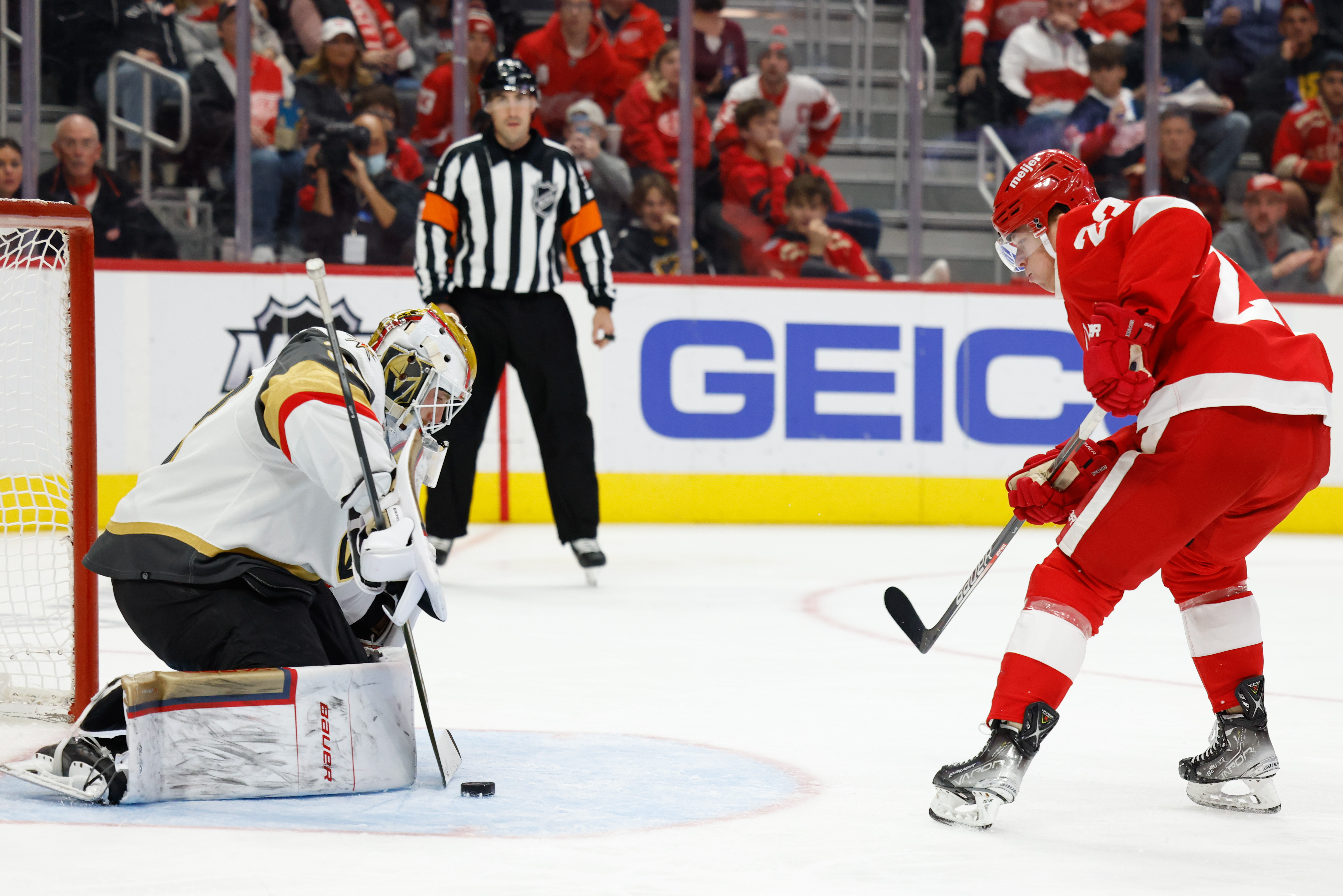 NHL: Vegas Golden Knights at Detroit Red Wings