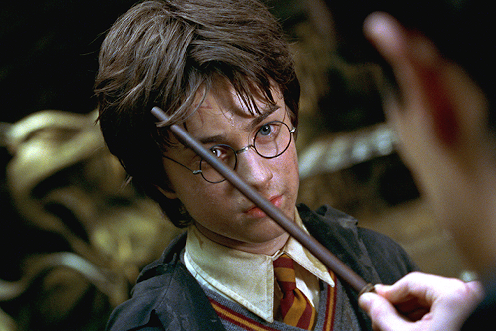 Harry Potter wand face (Harry Potter/Warner Brothers/Facebook)