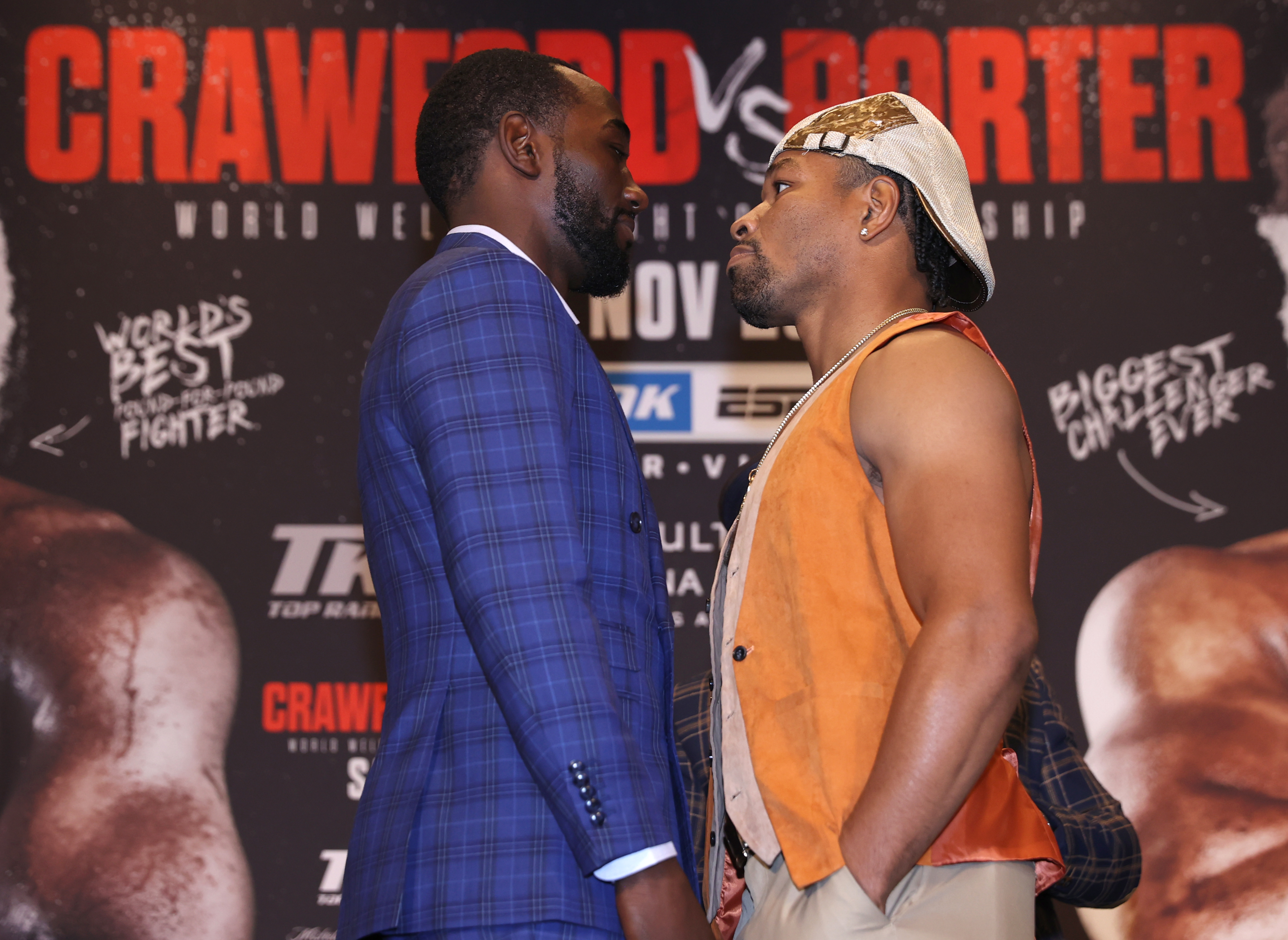 Terence Crawford and Shawn Porter square off Saturday in Las Vegas