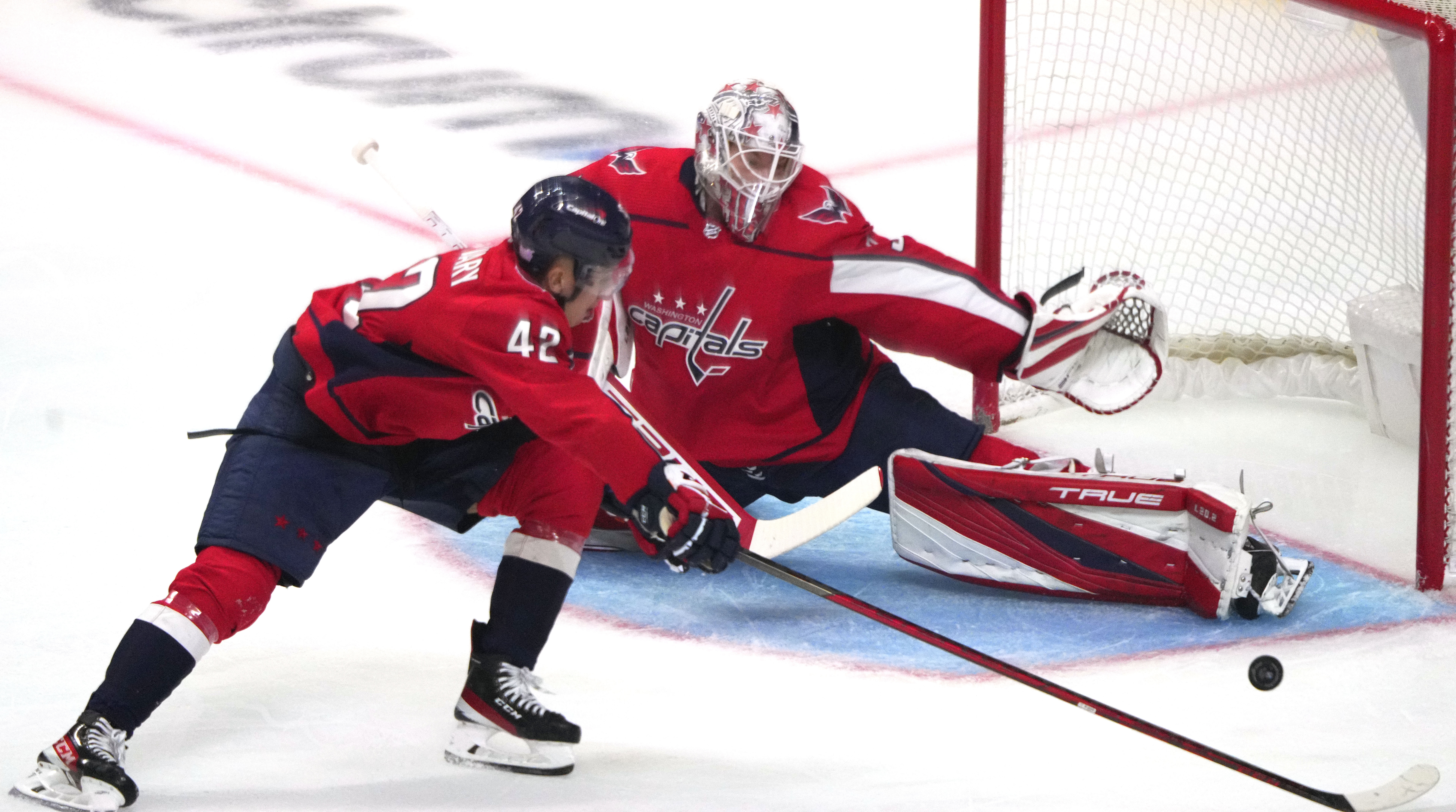 Washington Capitals defeated the Los Angeles Kings 2-0 during a NHL hockey game at Staples Center in Los Angeles.