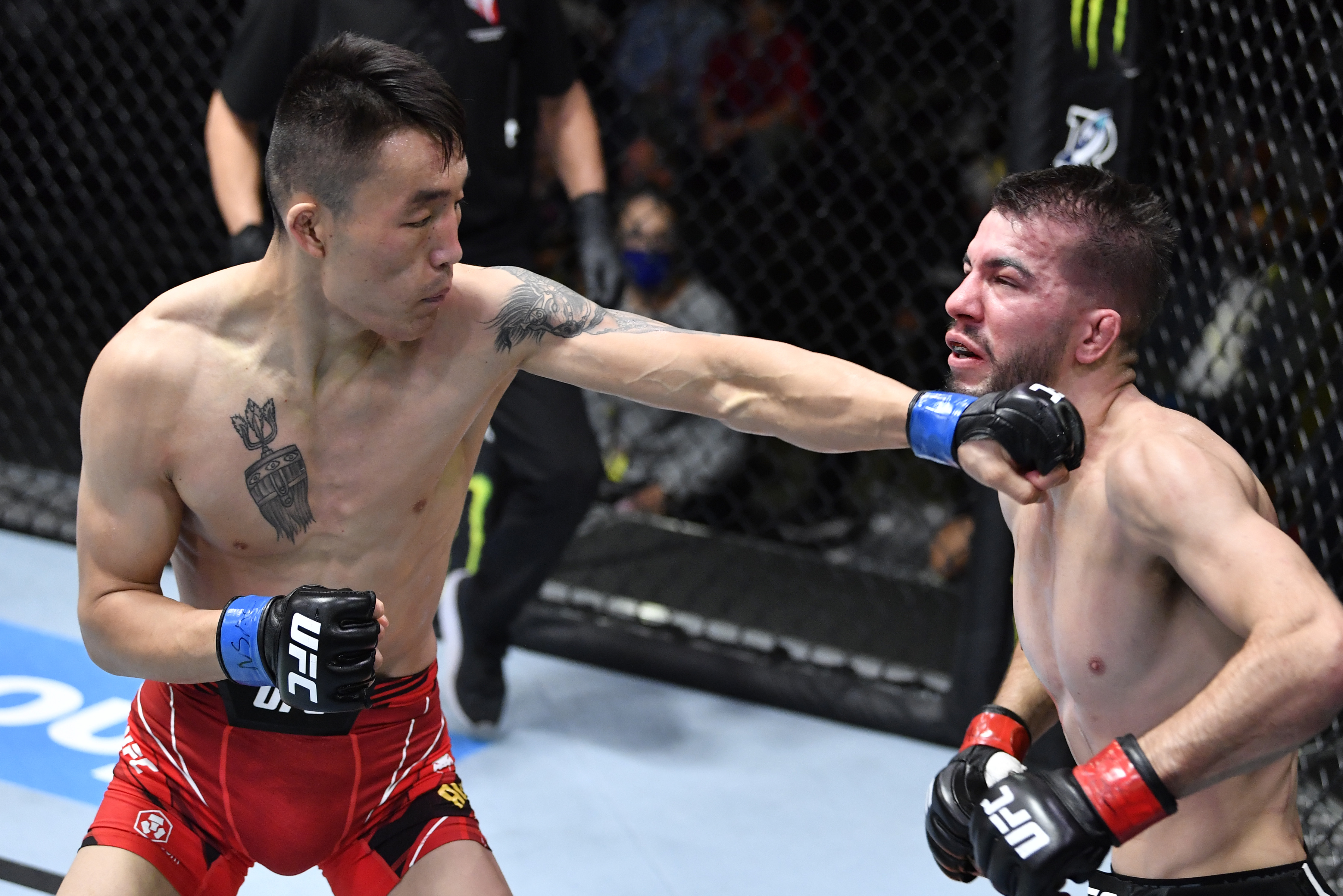 Aoriqileng&nbsp;lost a decision to Cody Durden at UFC Vegas 43