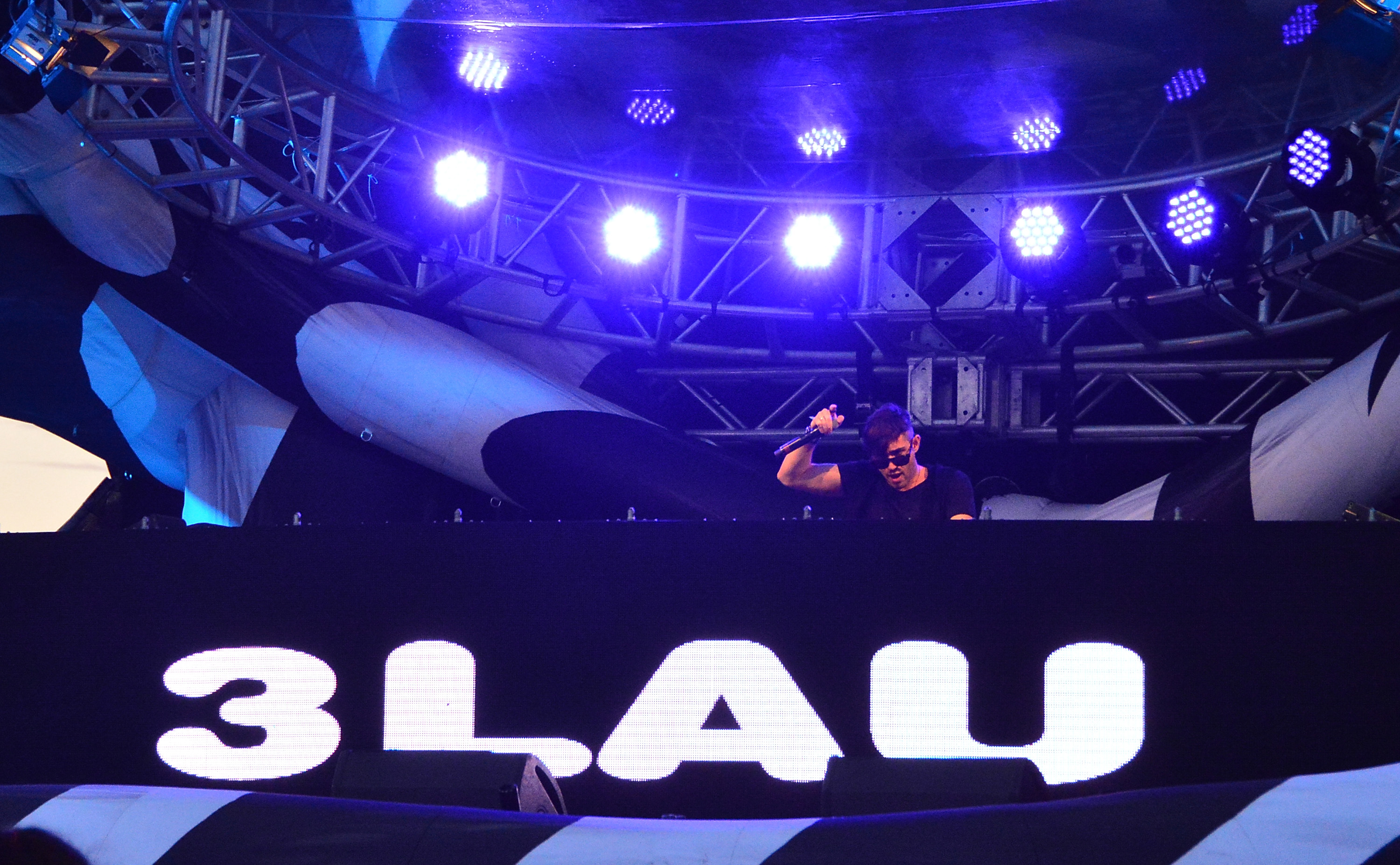 3lau, aka Justin Blau, performs during Day 2 of the Electric Zoo Wild Island Festival at Randall’s Island on September 3, 2016 in New York City.