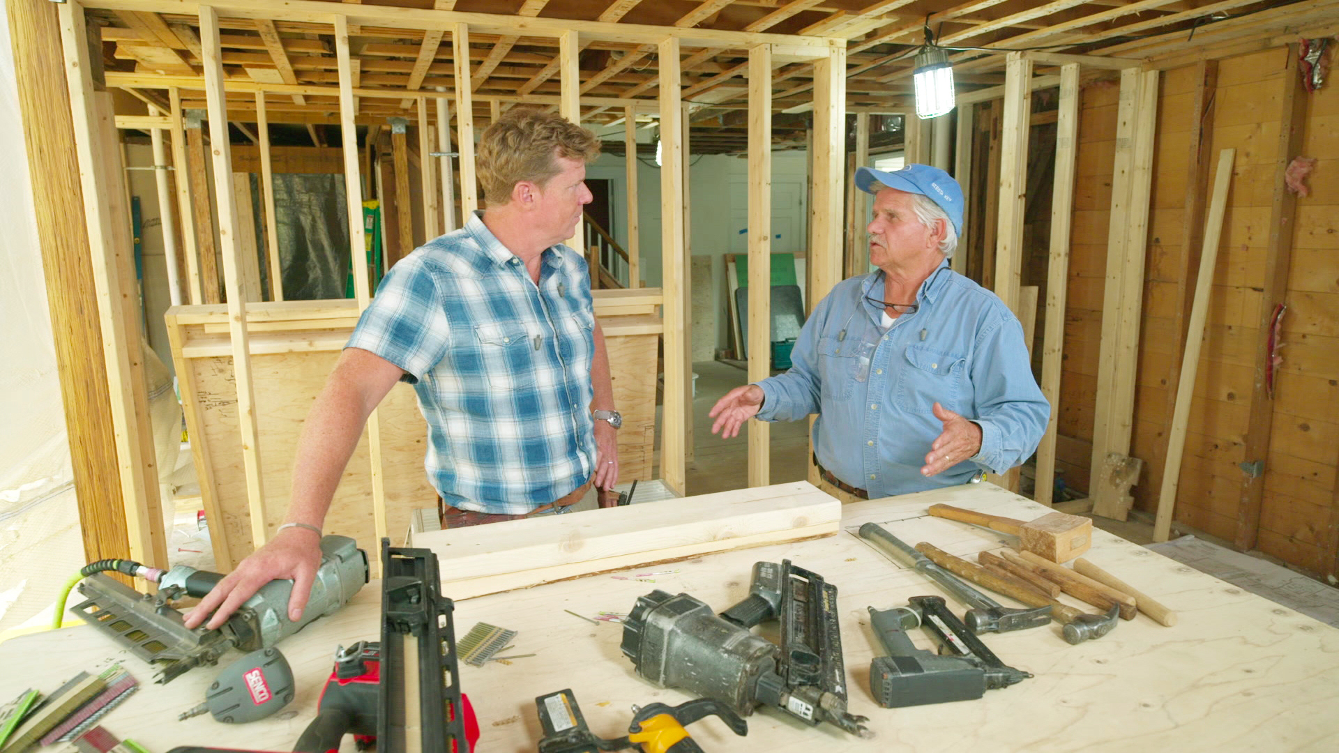 S43 E9, Tom Silva discusses framing tools with Kevin O’Connor