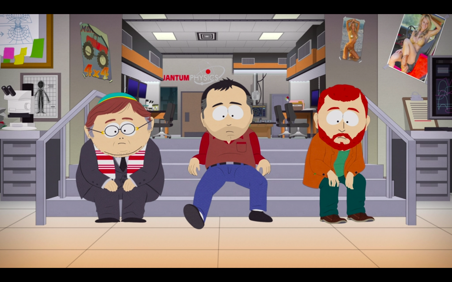 Cartmen, Stan, and Kyle in South Park Post Covid
