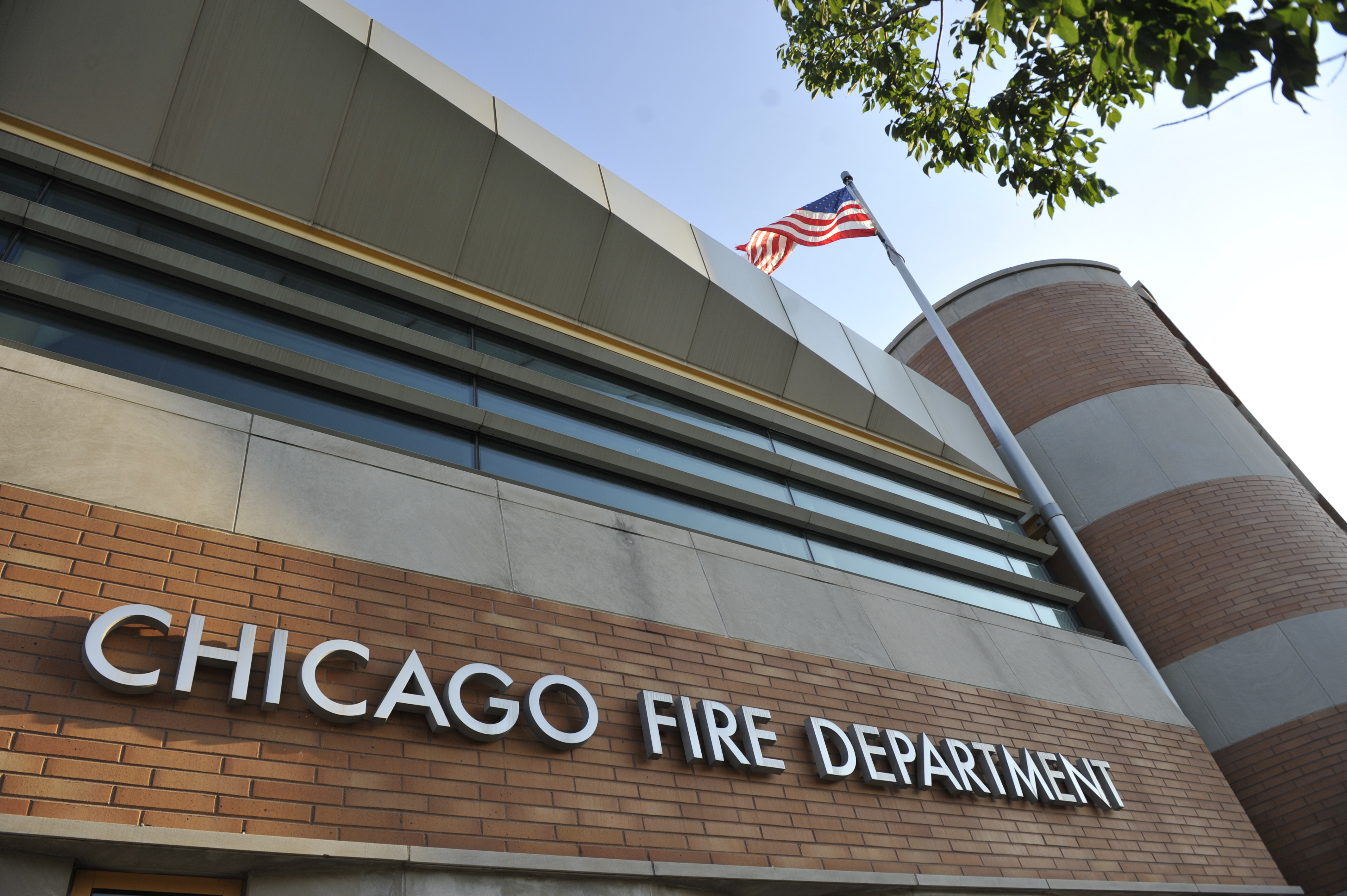 Chicago Fire Department station at 1440 E. 67th St. on Monday. Engine No. 63 is based at the station, located in Woodlawn.