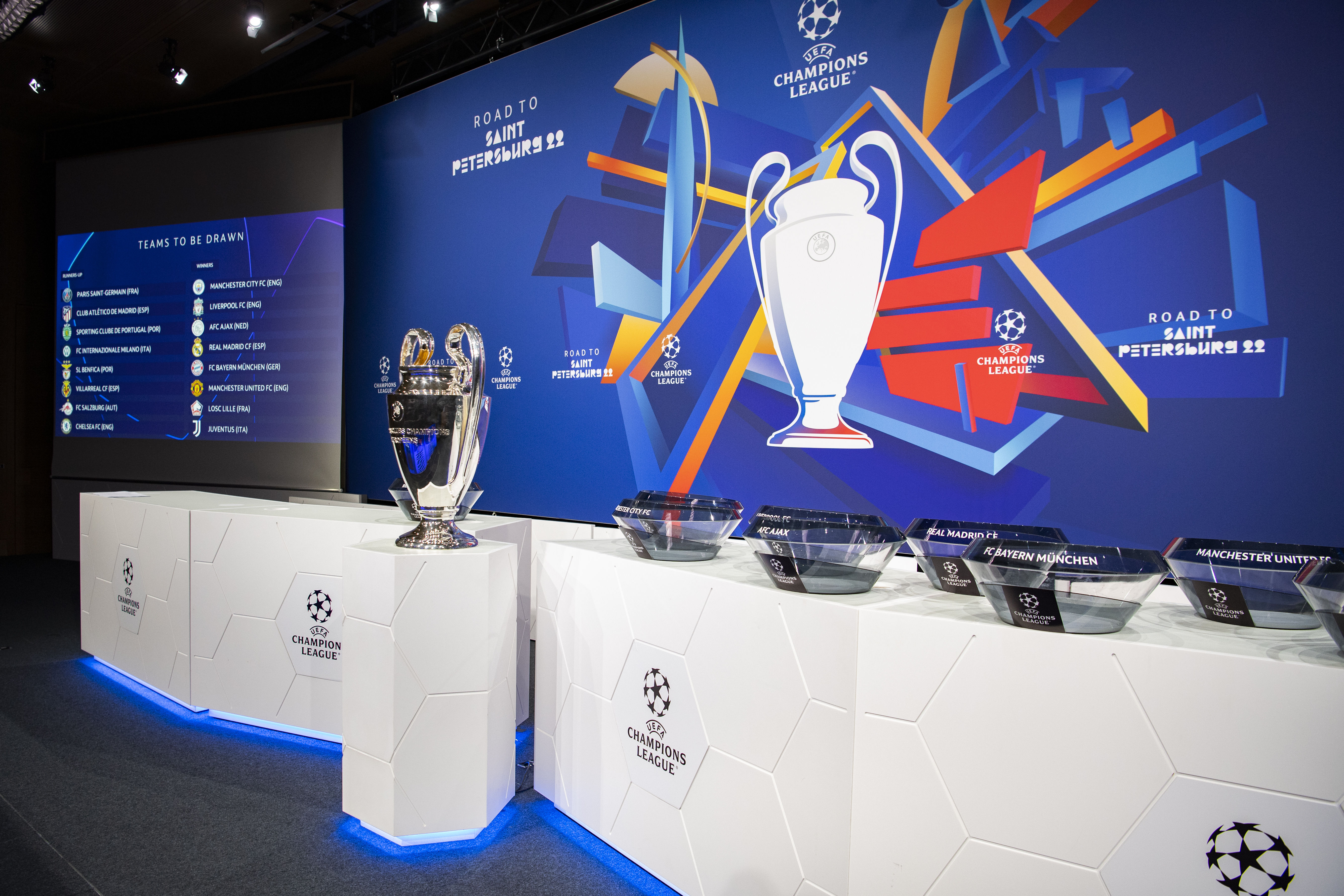 UEFA Champions League 2021/22 Round of 16 Draw