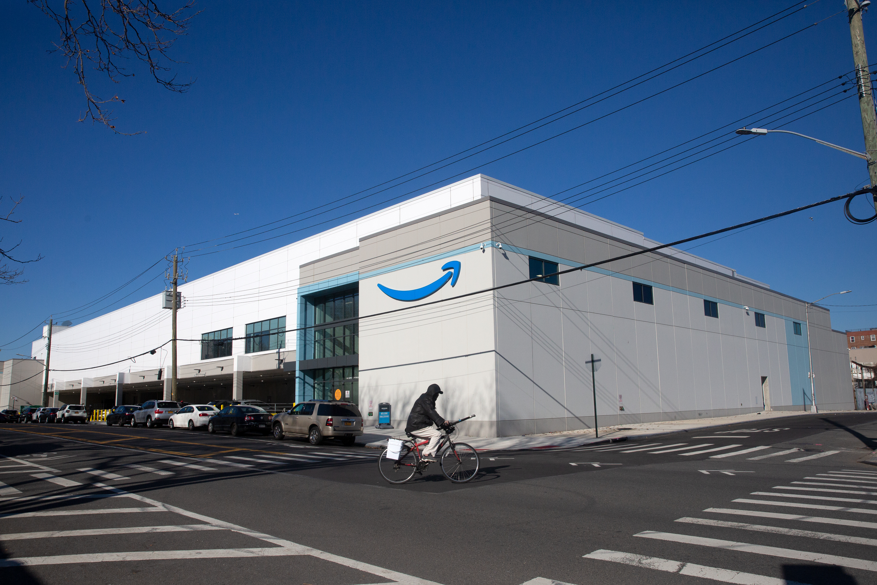 Amazon had a fulfillment along Bay Street in Red Hook, Dec. 13, 2021.