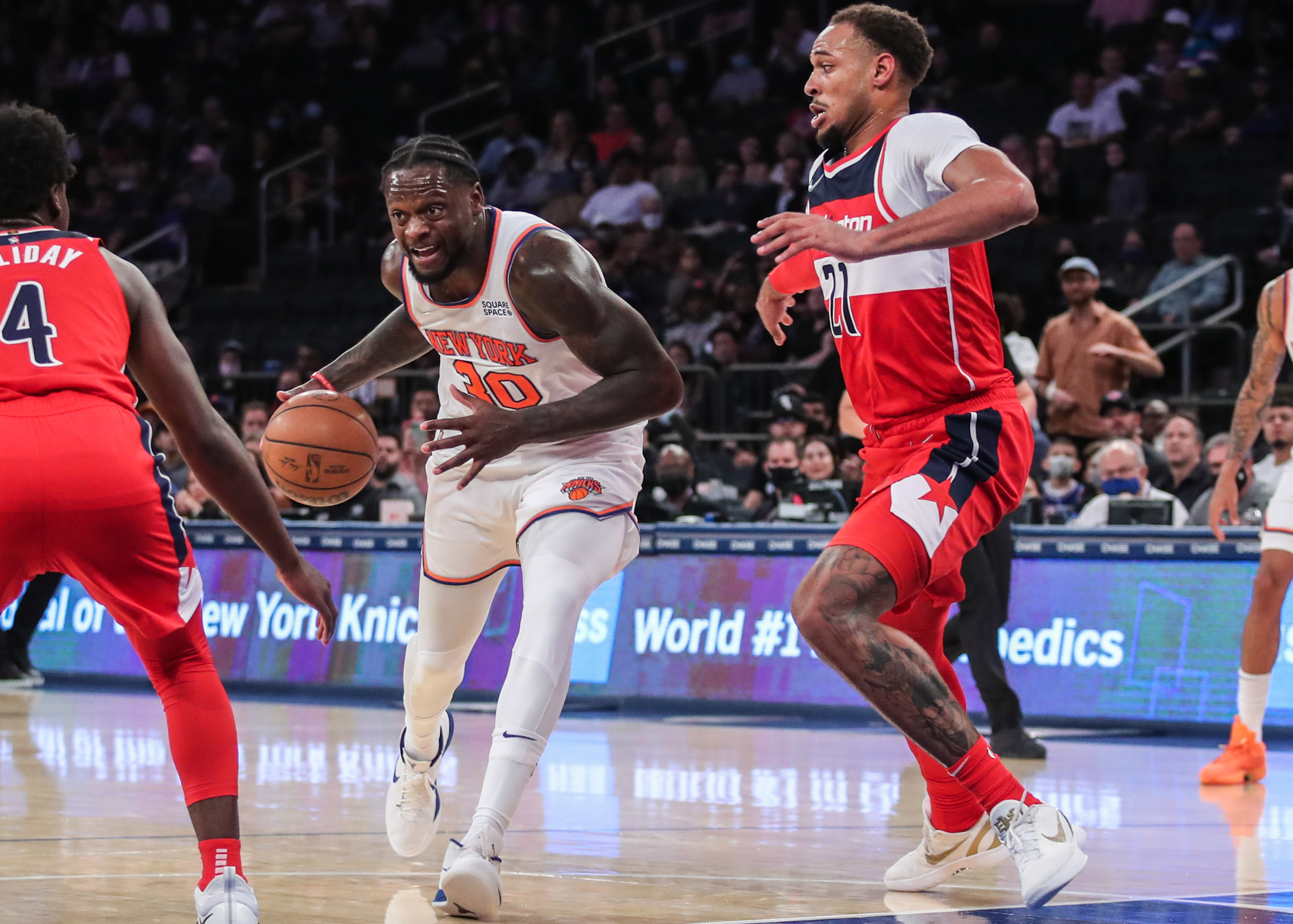NBA: Preseason-Washington Wizards at New York Knicks