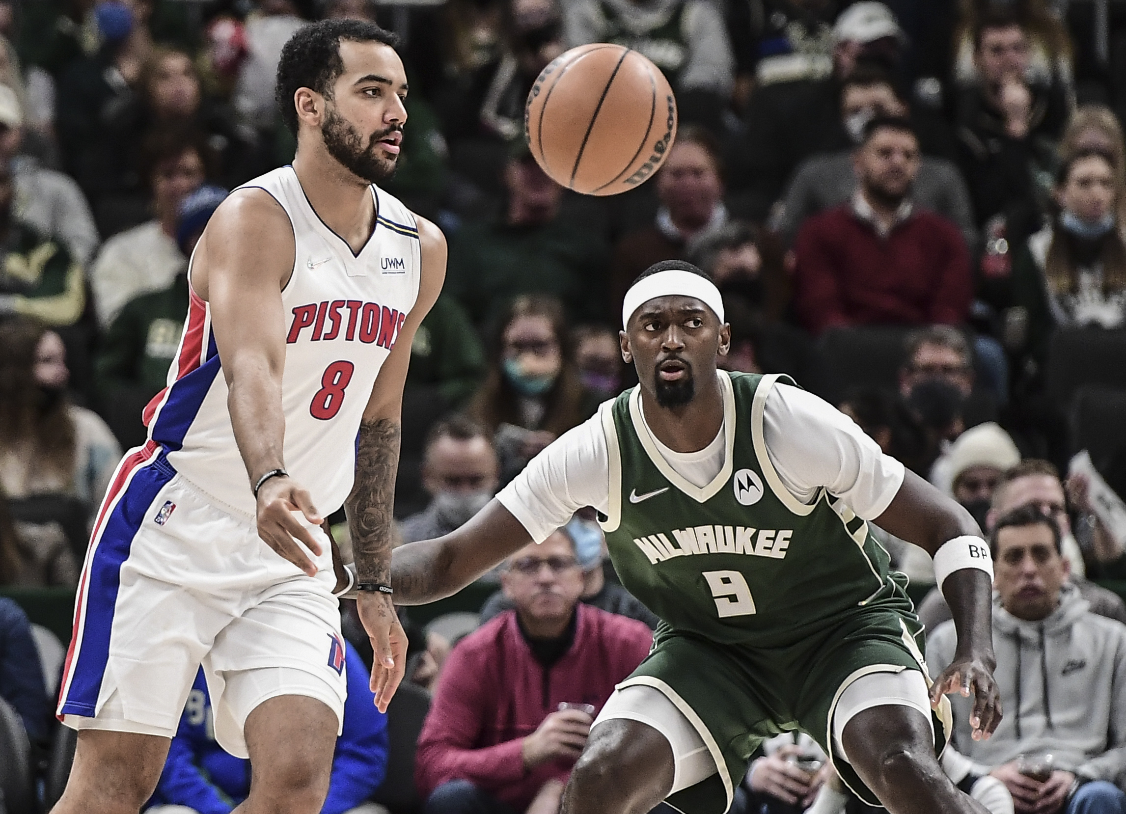 NBA: Detroit Pistons at Milwaukee Bucks