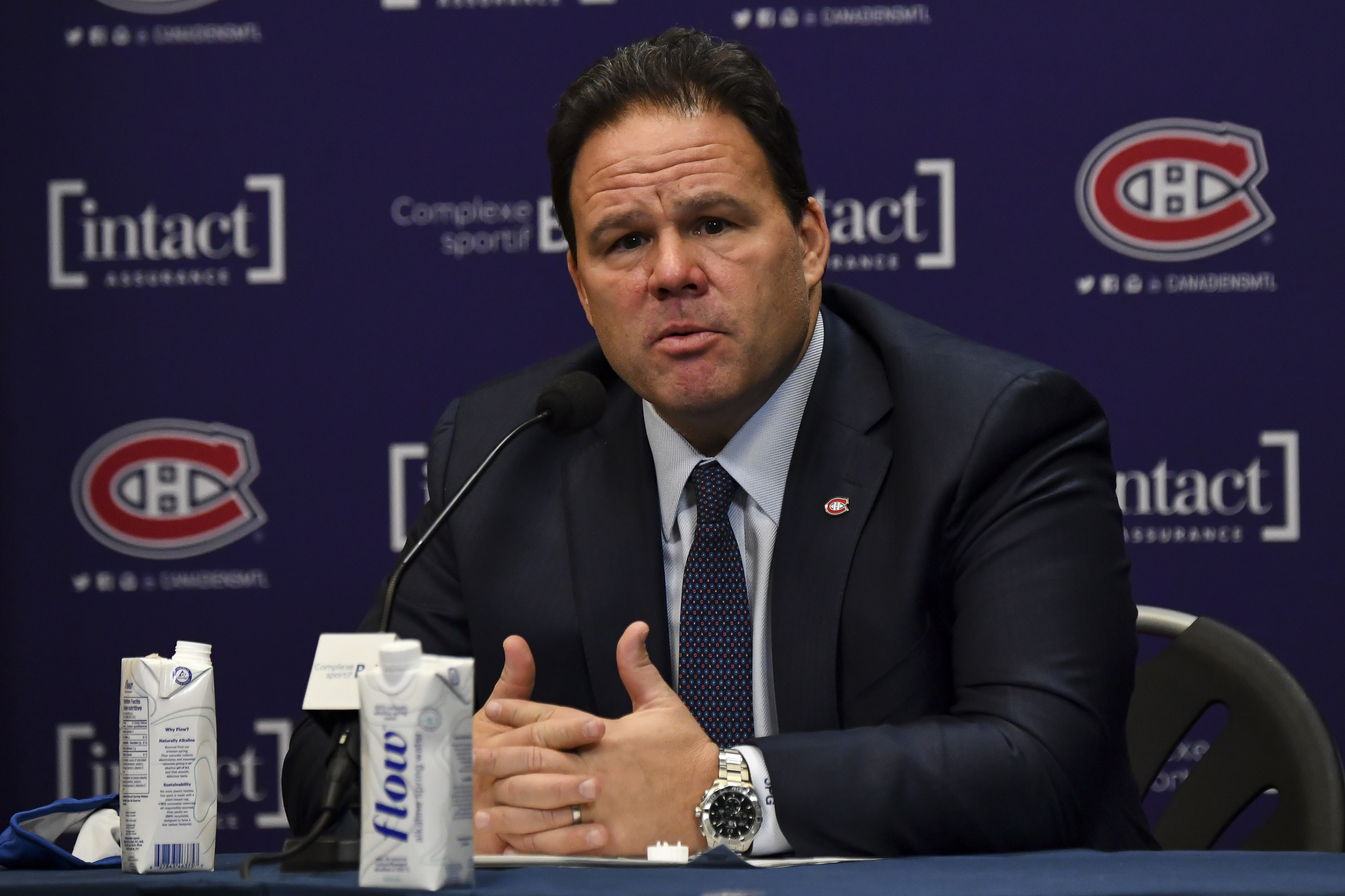 Montreal Canadiens Press Conference With Jeff Gorton