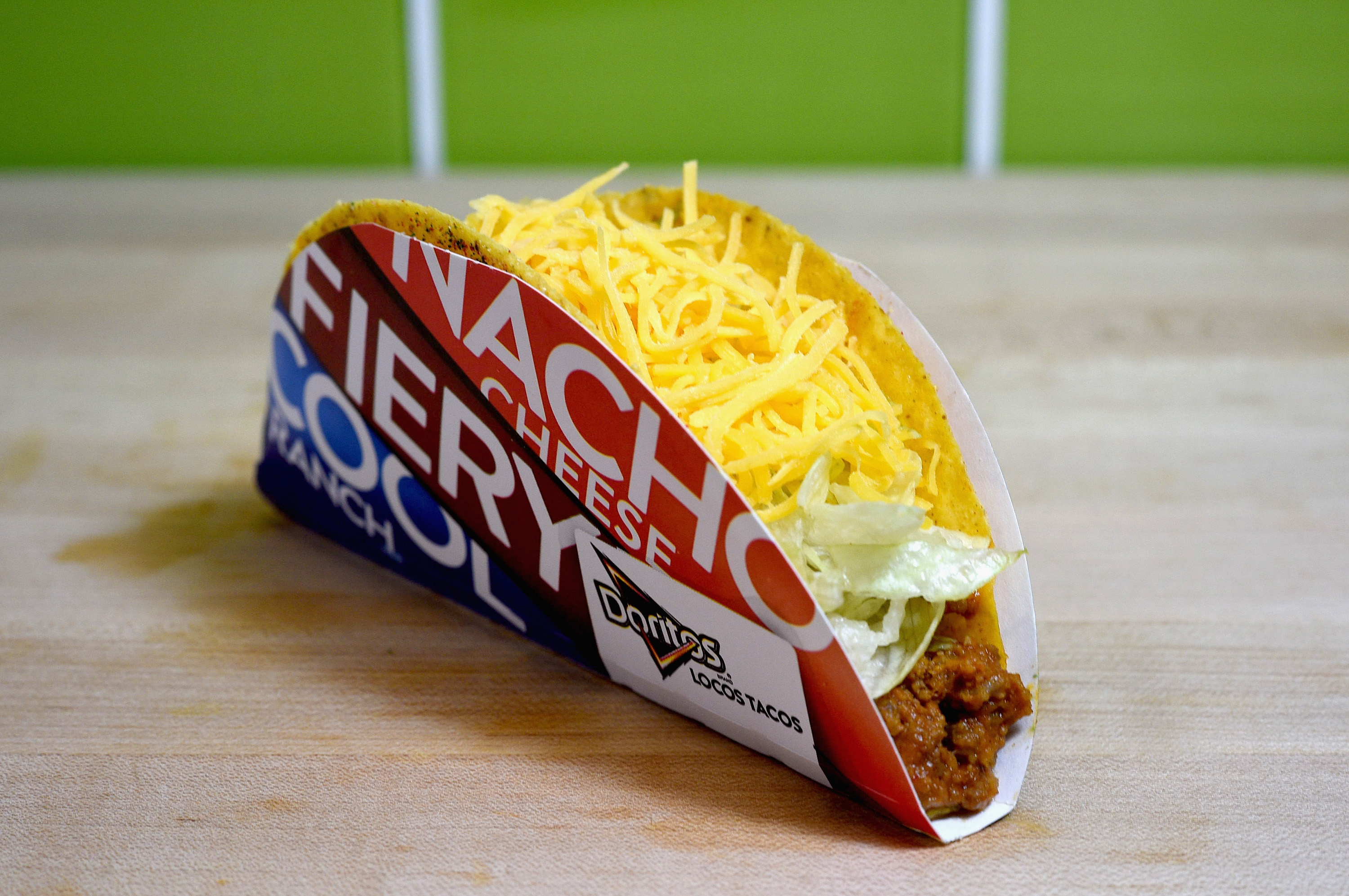 A Taco Bell taco