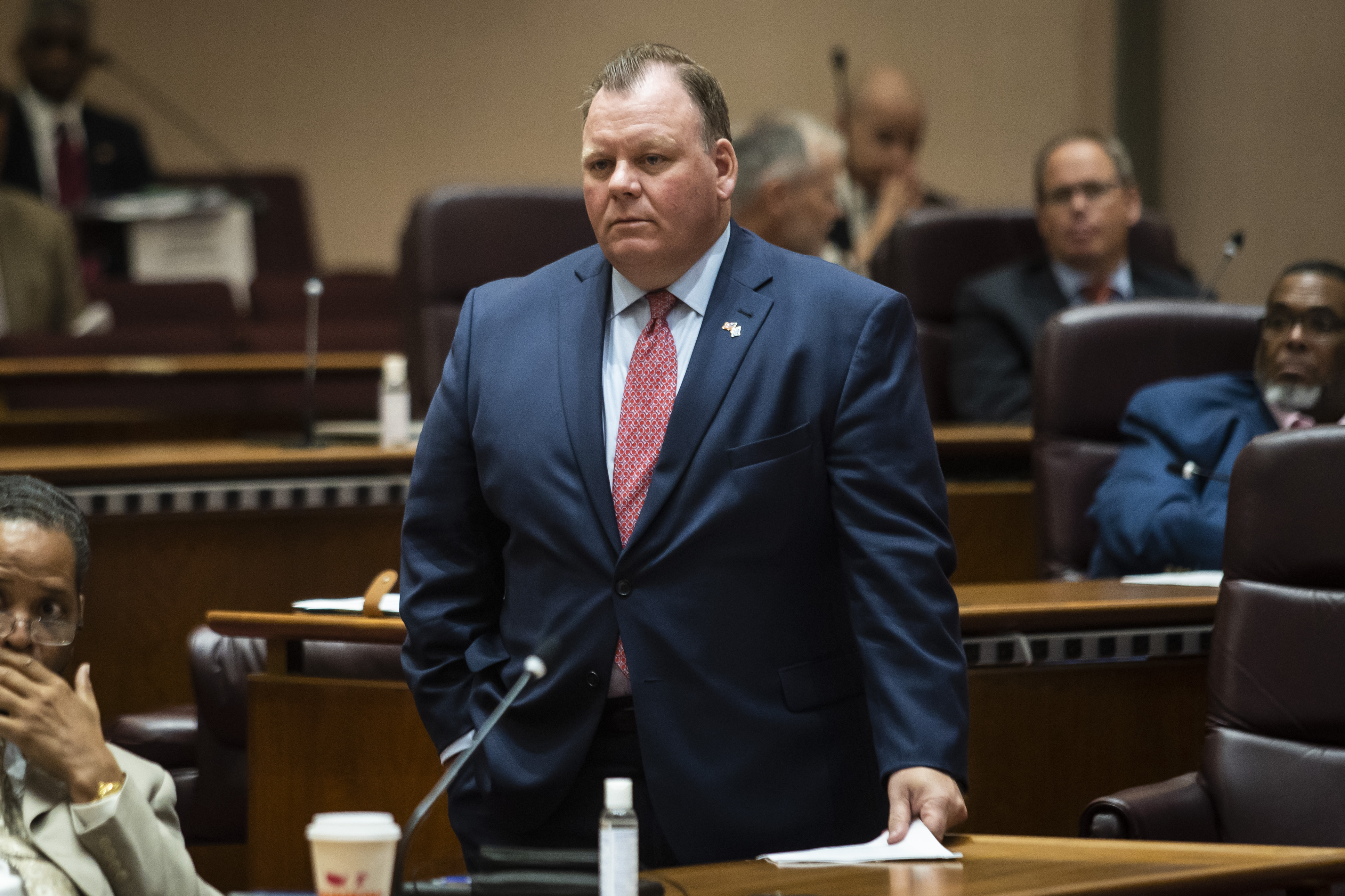 Ald. Patrick Daley Thompson (11th) attends a Chicago City Council meeting at City Hall, Wednesday morning, June 23, 2021.