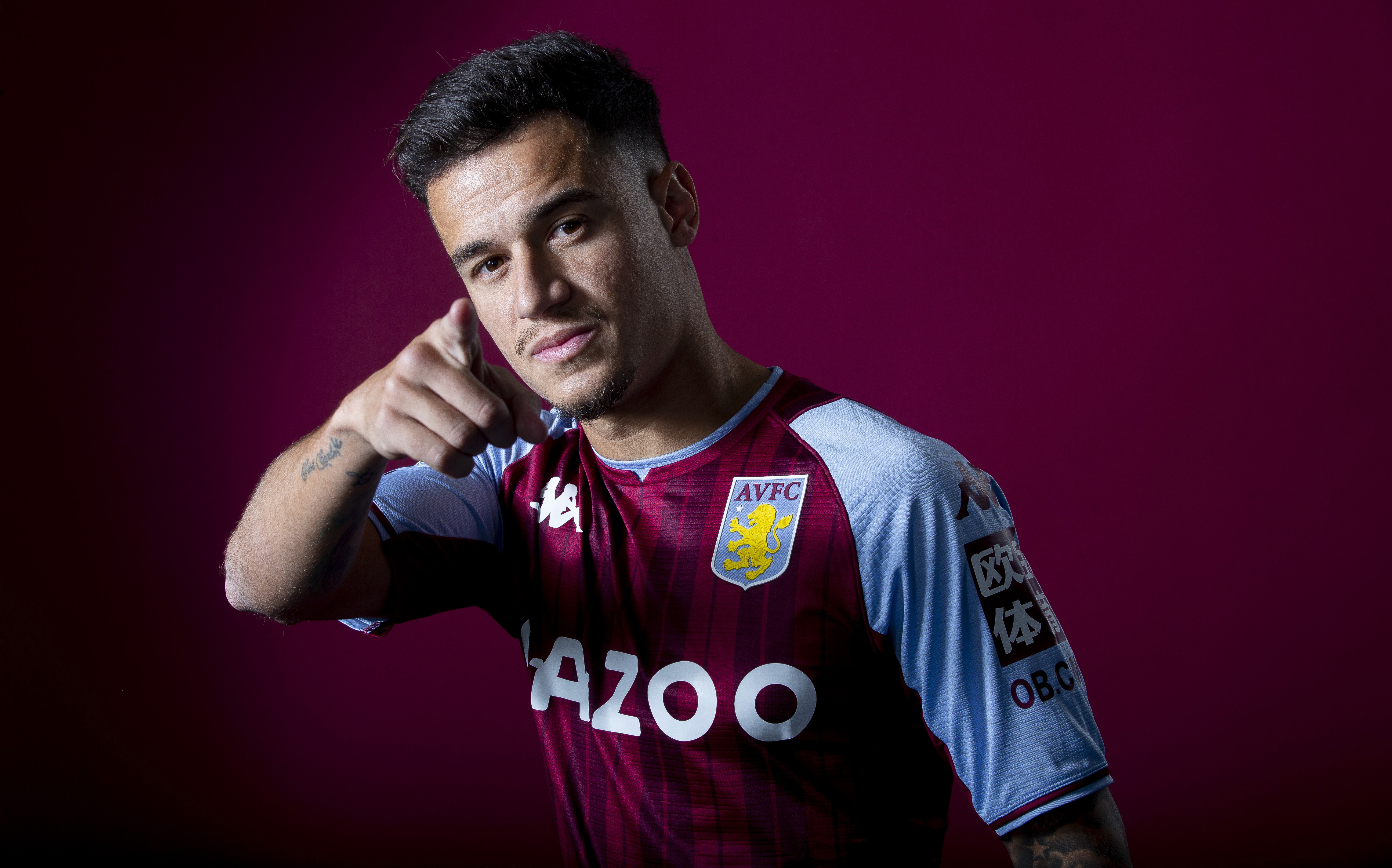Aston Villa Unveil New Loan Signing Philippe Coutinho