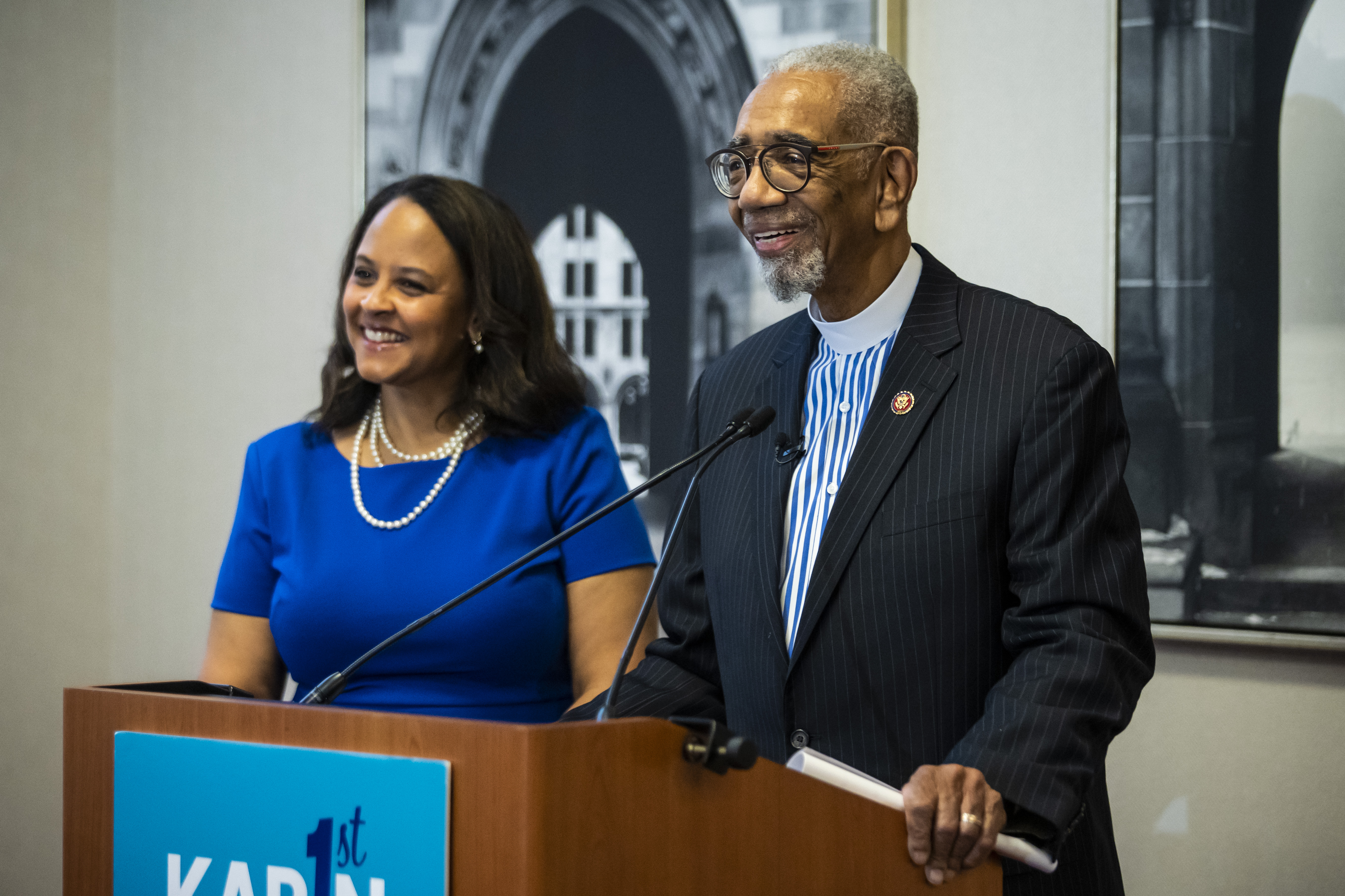 Rep. Bobby Rush, D-Ill., retiring from Congress next year after 15 terms, on Thursday endorsed Karin Norington-Reaves in the race to succeed him.
