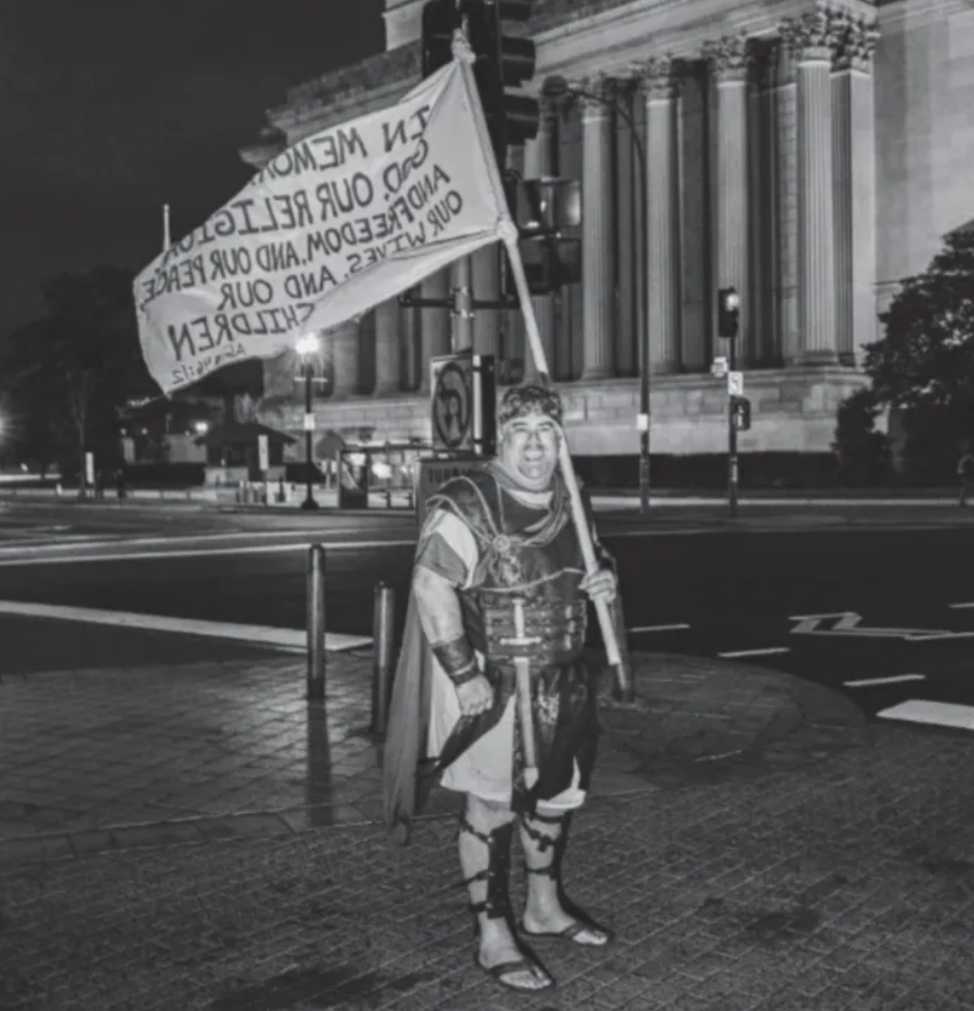 Nathan Wayne Entrekin poses near the U.S. Capitol on Jan. 6, 2021. Entrekin pleaded guilty Friday to breaching the Capitol.