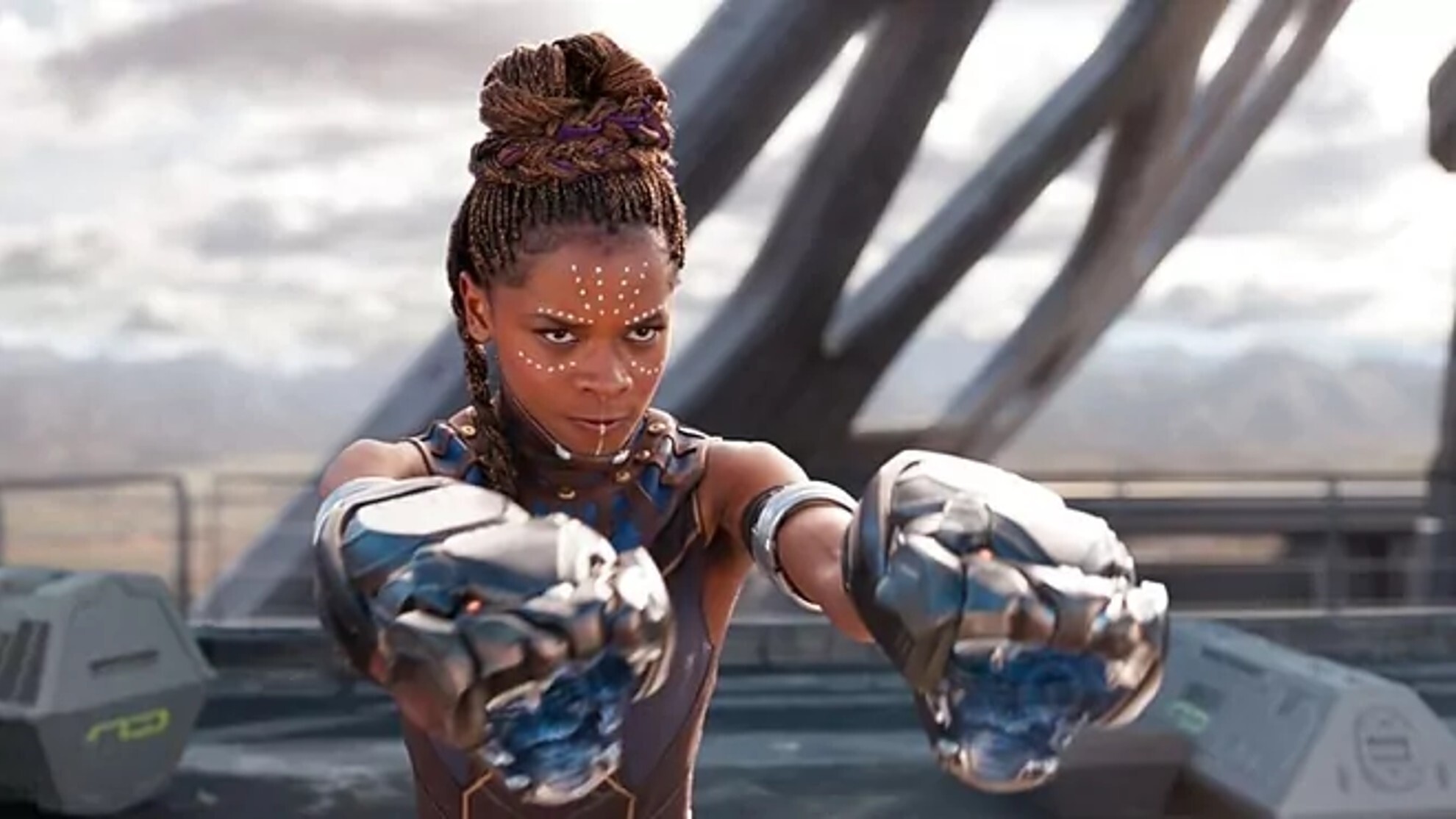 Letitia Wright in Black Panther 