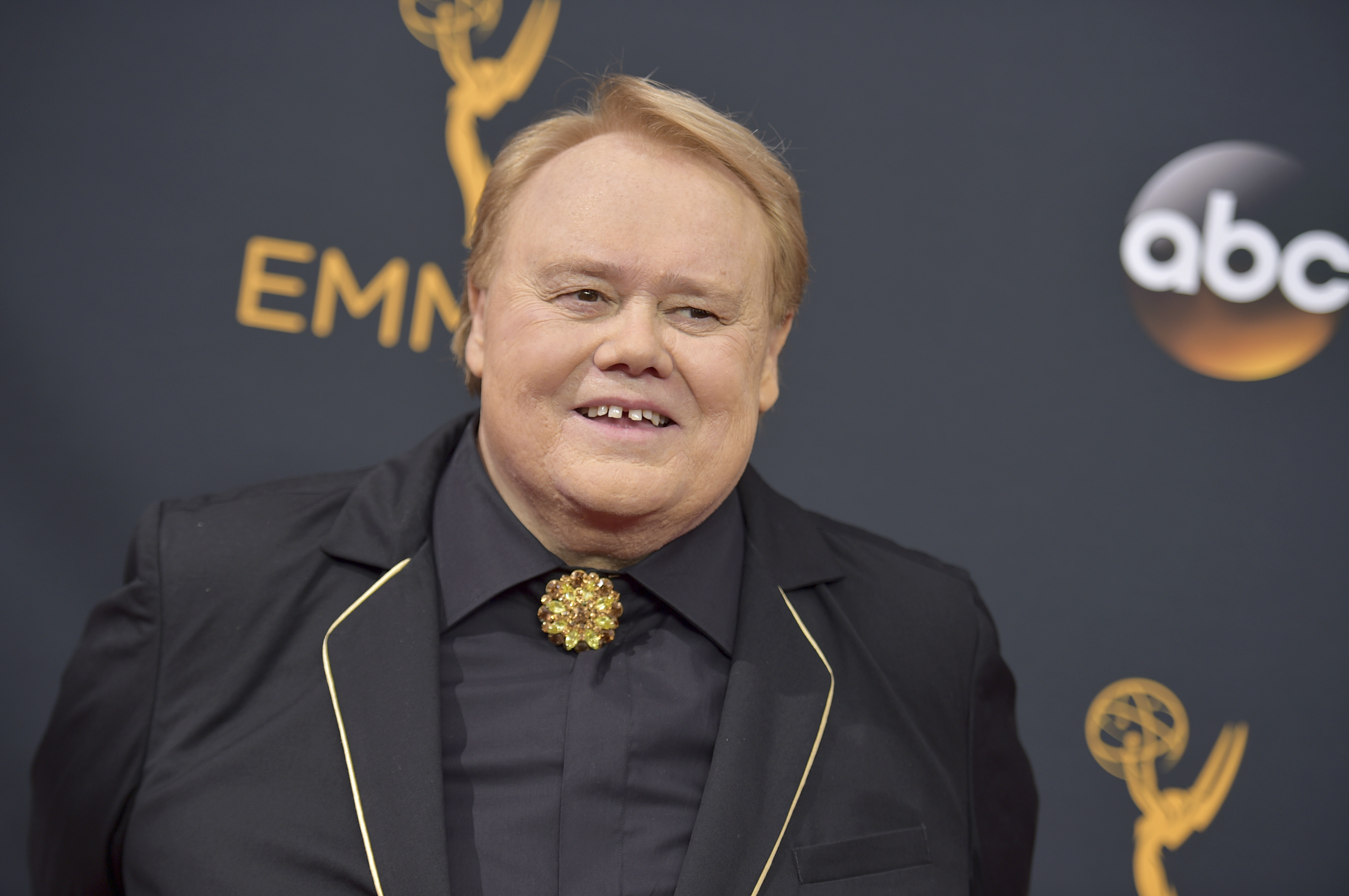 Actor-comedian Louie Anderson appears at the 68th Primetime Emmy Awards in Los Angeles on Sept. 18, 2016. A spokesman for Anderson says he is being treated for cancer in a Las Vegas hospital.