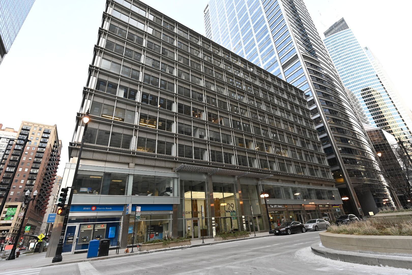The office building at 29 N. Wacker Drive. Allstate is the new owner.