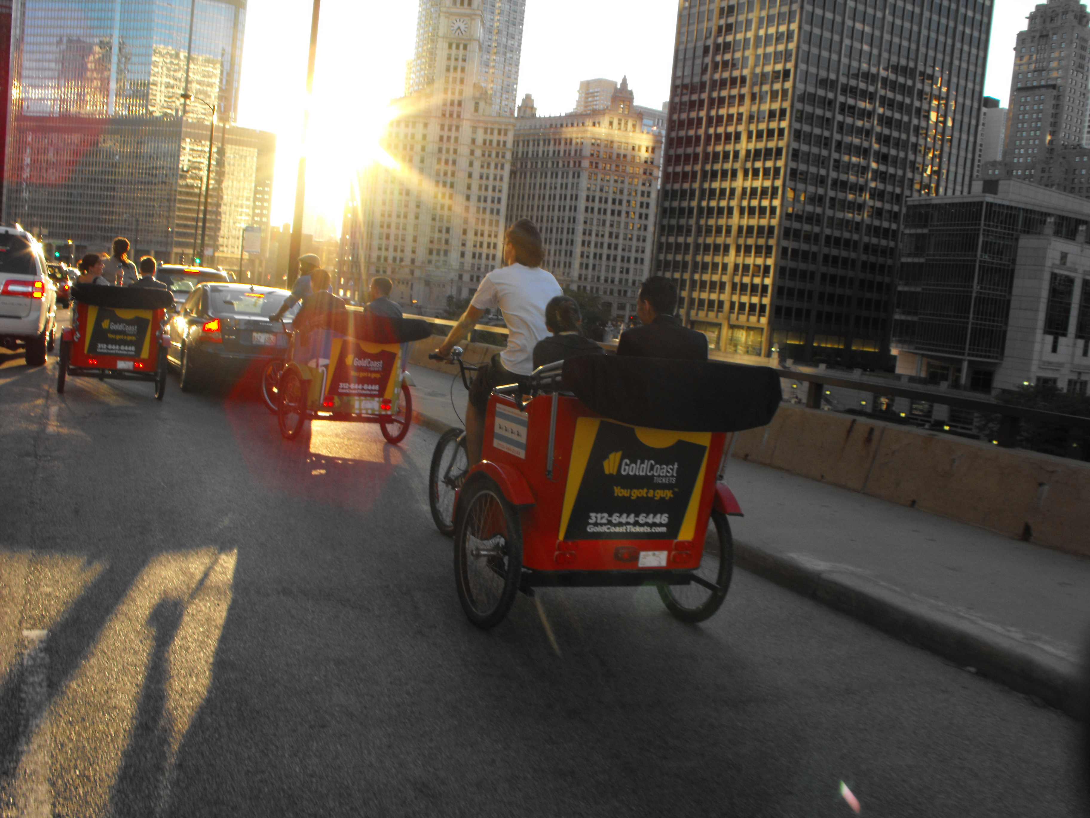 Pedicabs would be banned from the River North entertainment district at night under a proposal from Ald. Brendan Reilly.